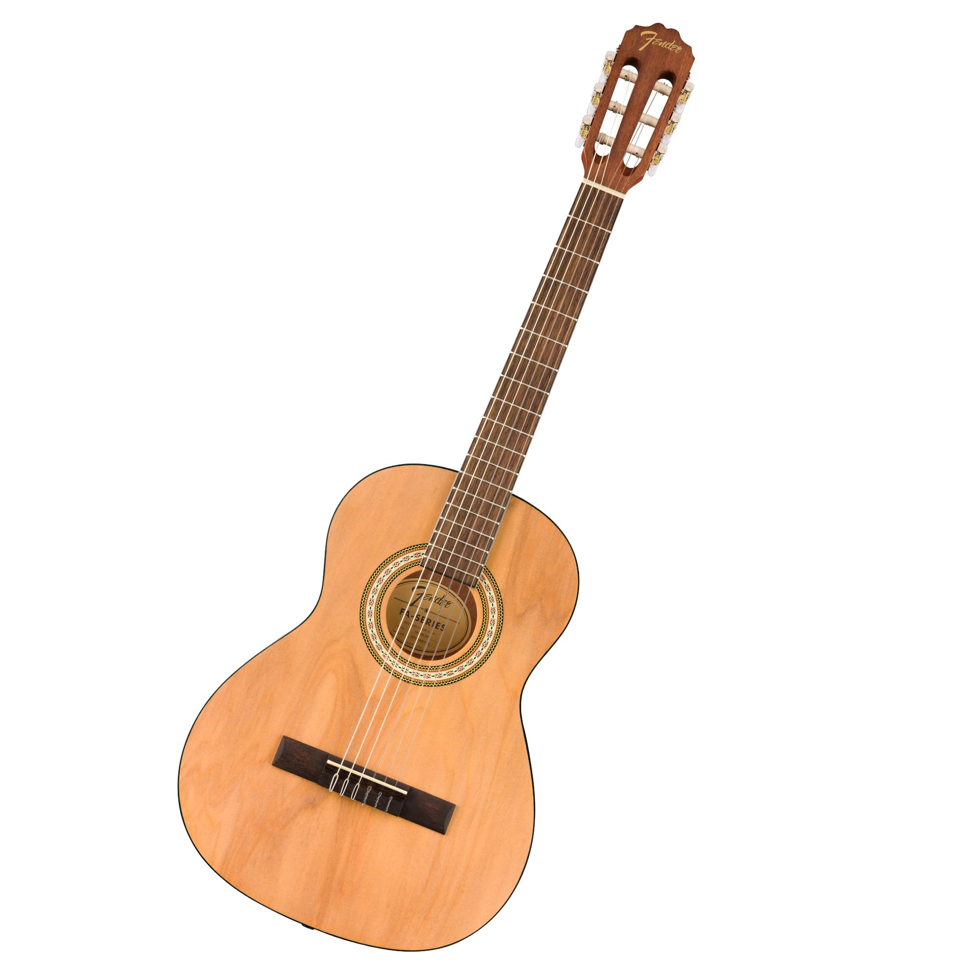 Fender FA-25N Guitarra acústica de nailon de tamaño 3/4, guitarra principiante, con 2 años de garantía, guitarra perfecta para principiantes para niños que es fácil de poner los dedos, incluye 3 meses