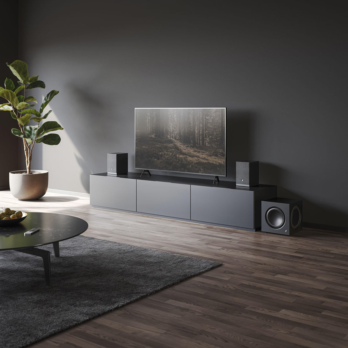 Altavoz Audio Pro A28 Negro WiFi y Bluetooth Multihabitación para TV, Juegos y Música
