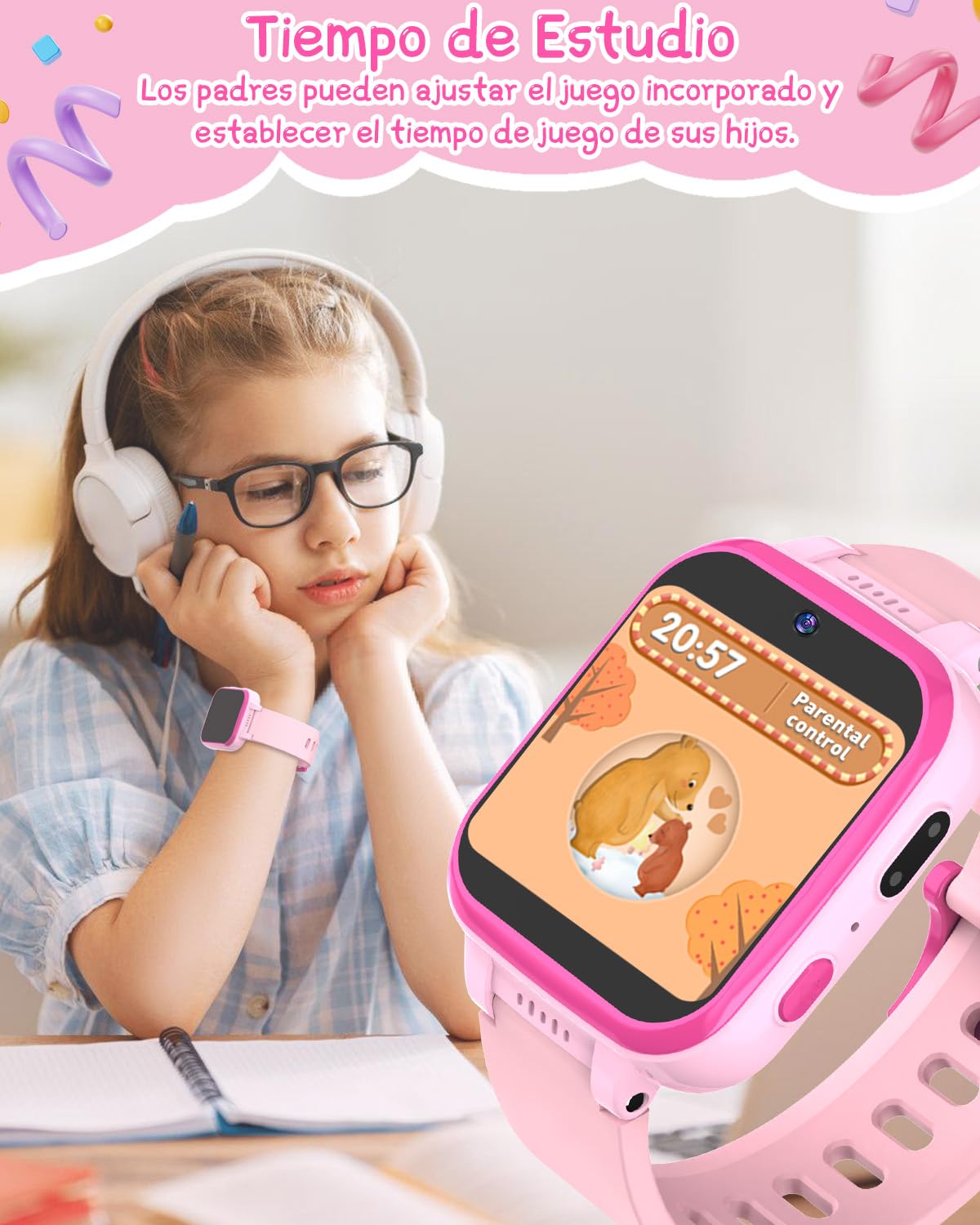 Reloj Inteligente para Niños con Pantalla HD 1.54 Pulgadas