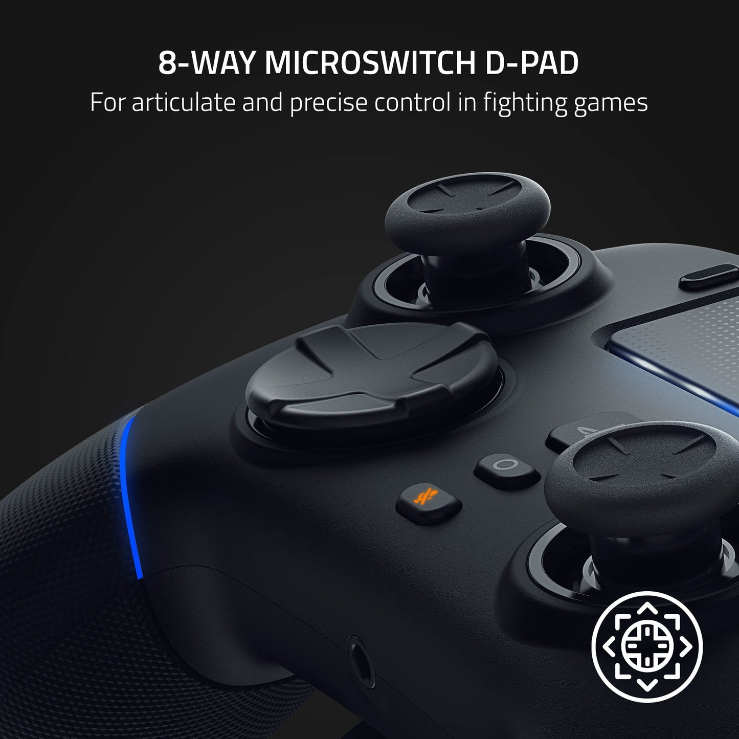 Control Inalámbrico Gaming Profesional Razer Wolverine V2 Pro para Playstation 5 y PC