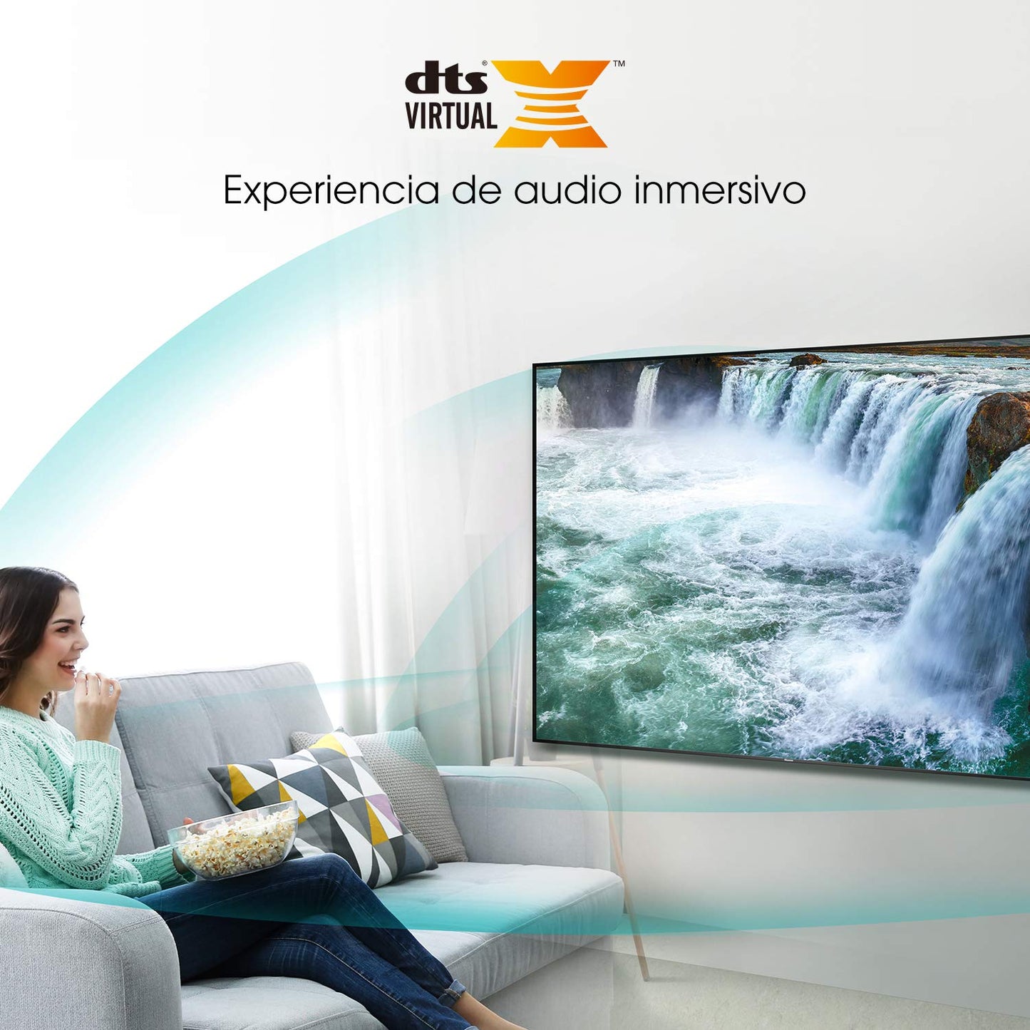 Pantalla Hisense 50" 4K UHD Android TV con Control de Voz 50A6G (2021)