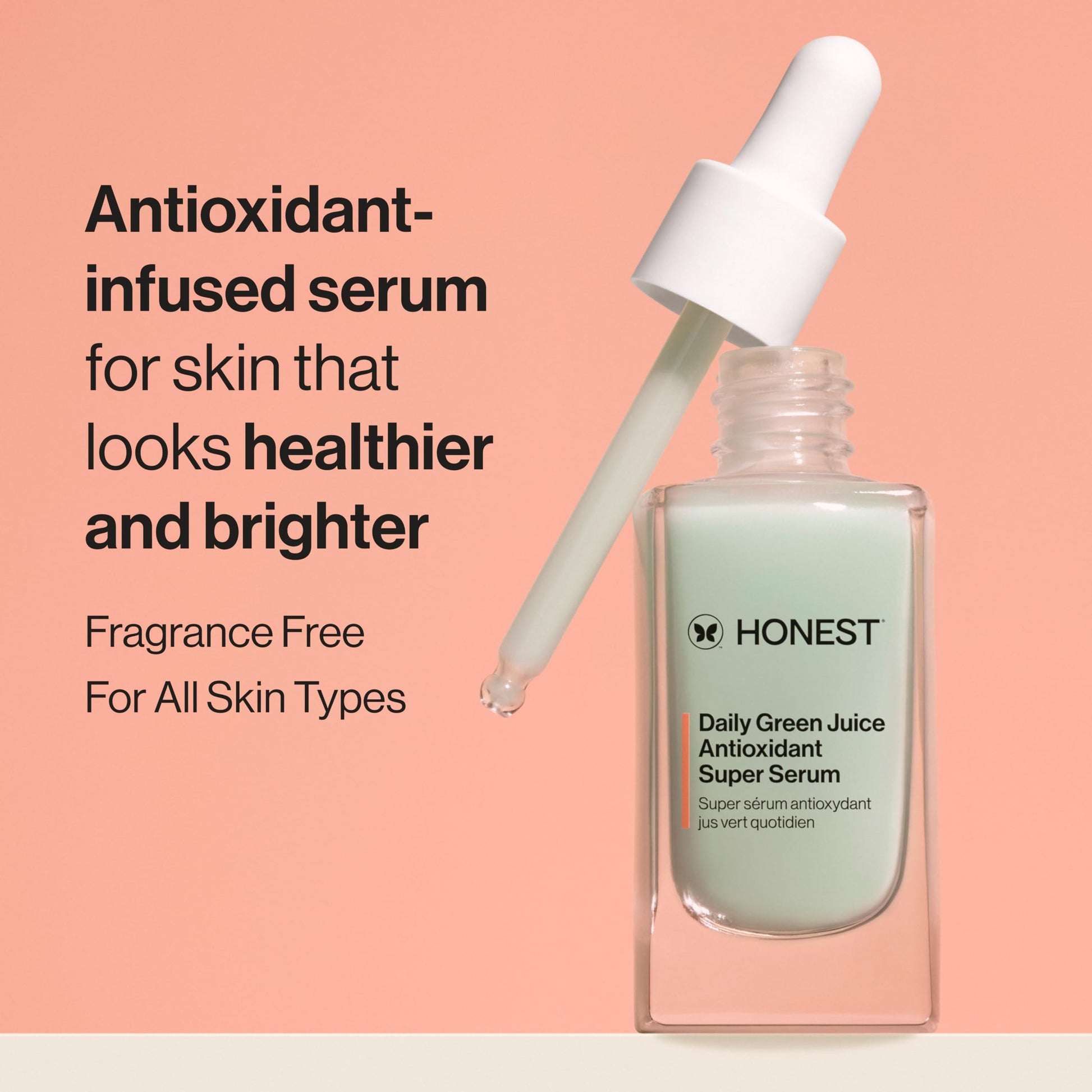 HONEST BEAUTY Daily Green Juice Antioxidant Super Serum by Honest for Unisex - 1 oz Serum