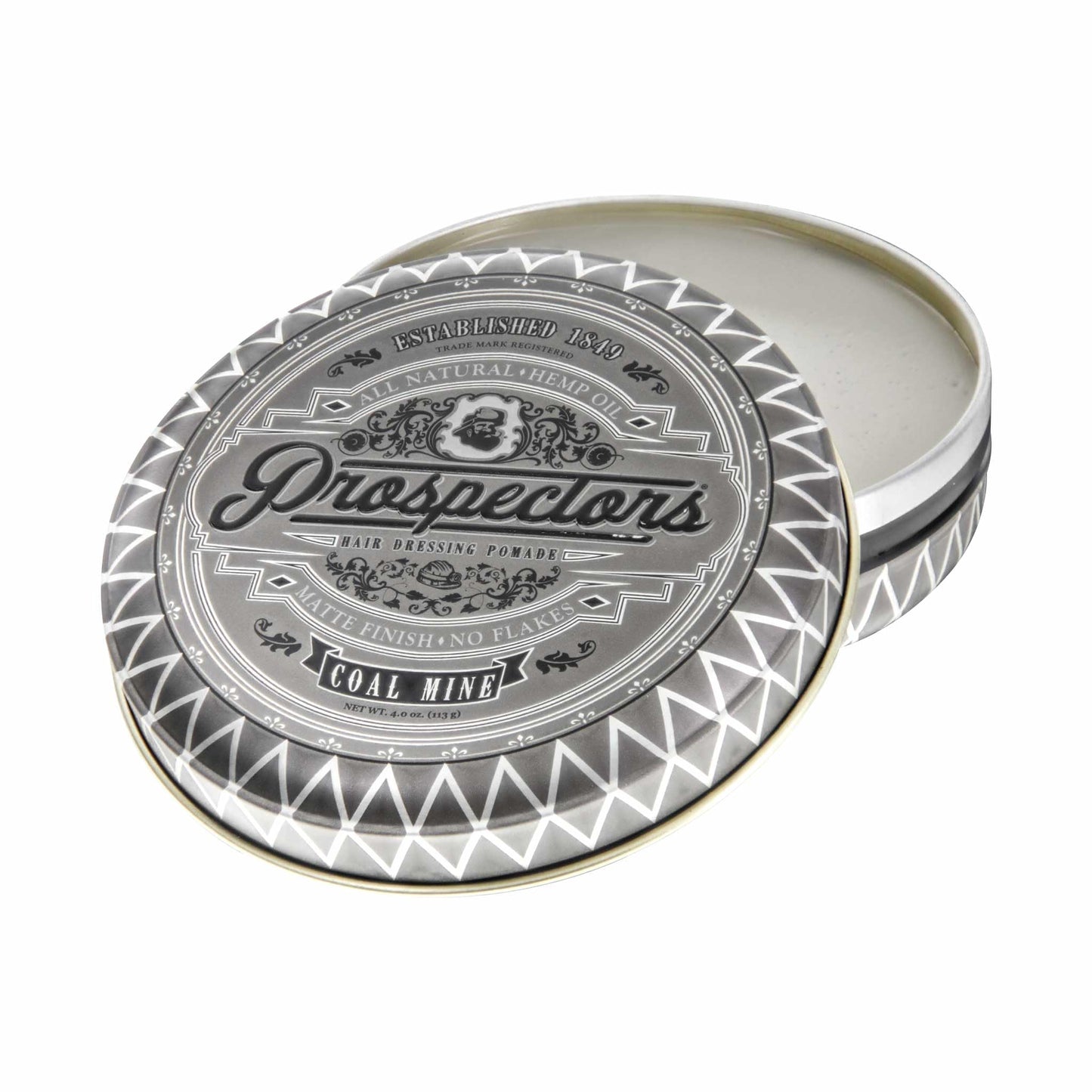 Prospectors Coal Mine Matte Clay Pomada Para El Cabello 4oz / 113g
