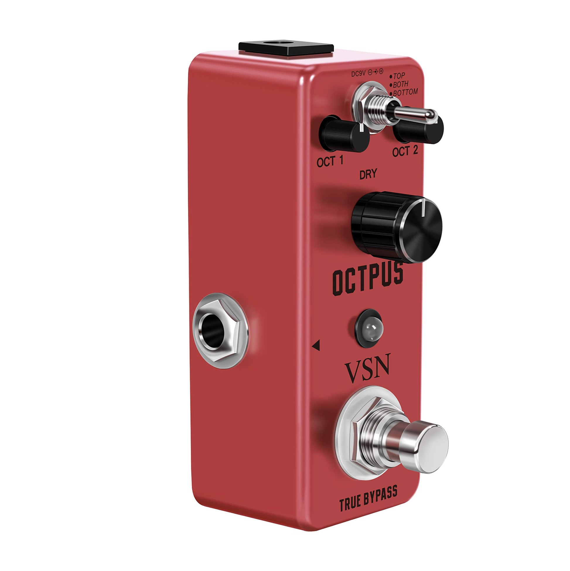 VSN Guitar Octave Pedal For Electric Guitar Precise Polyphonic Octave Effects Generator Octpus Guitar Pedals True Bypass Mini Size …