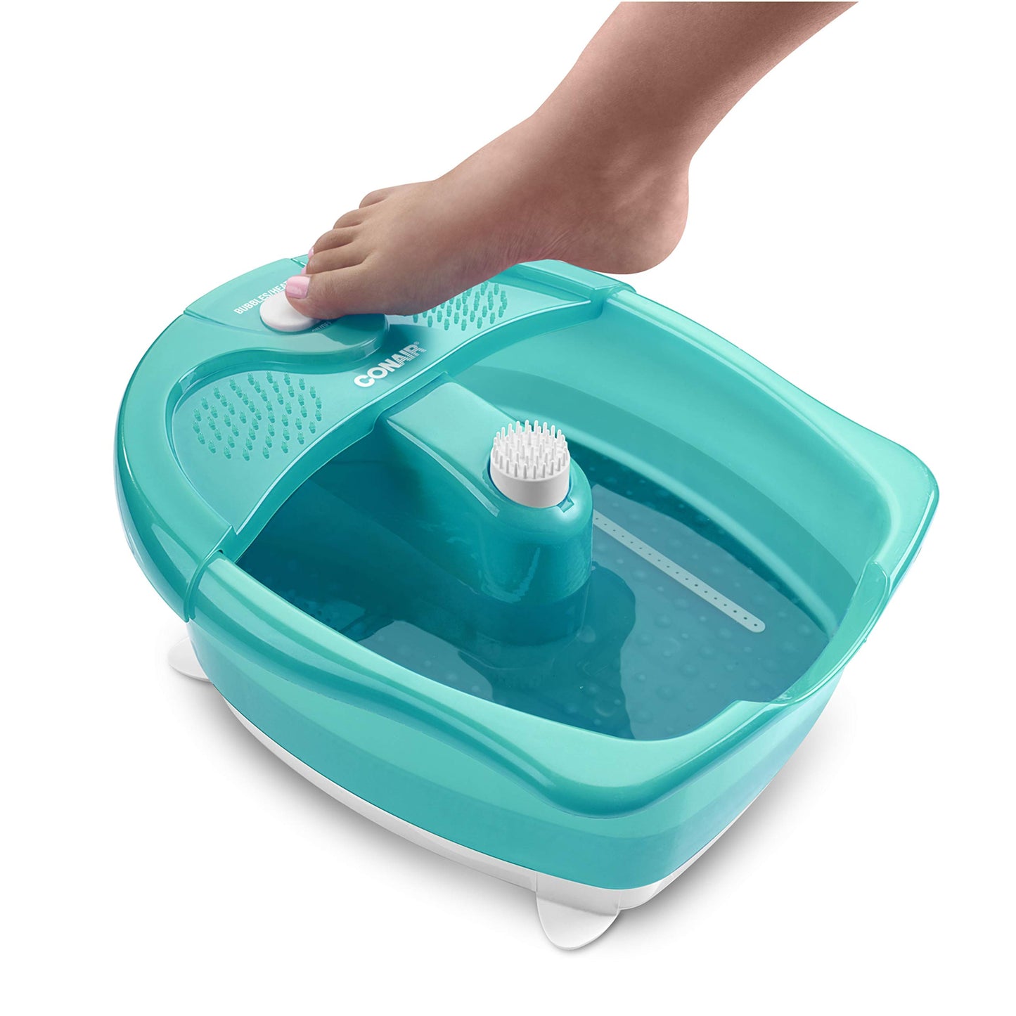 Conair Spa - Masaje para Pies con Burbujas y Manutención de la Temperatura, Turquesa