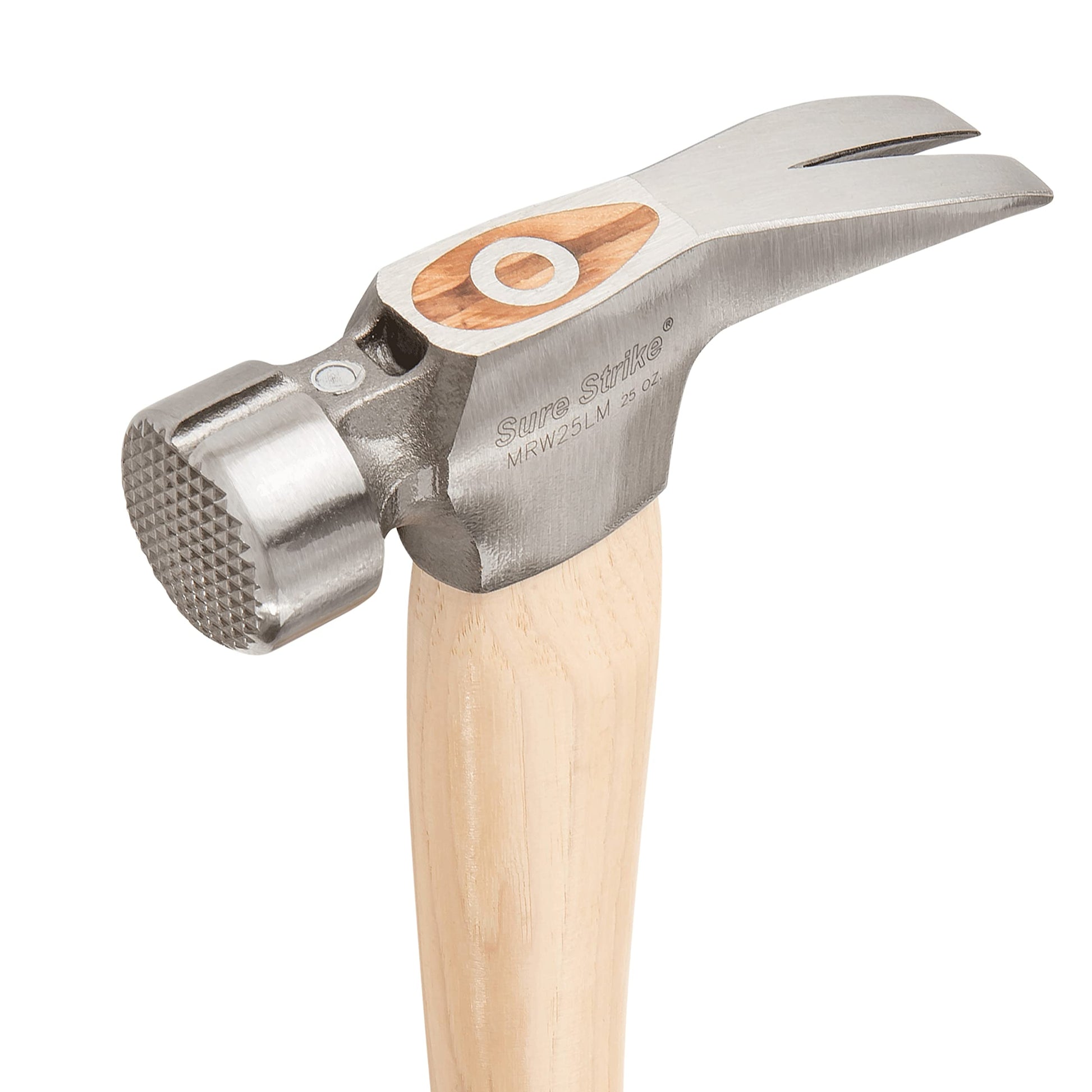 Martillo de Enmarcado Estwing Sure Strike California Natural con Garra Recta y Cabeza Moleteada 25 oz