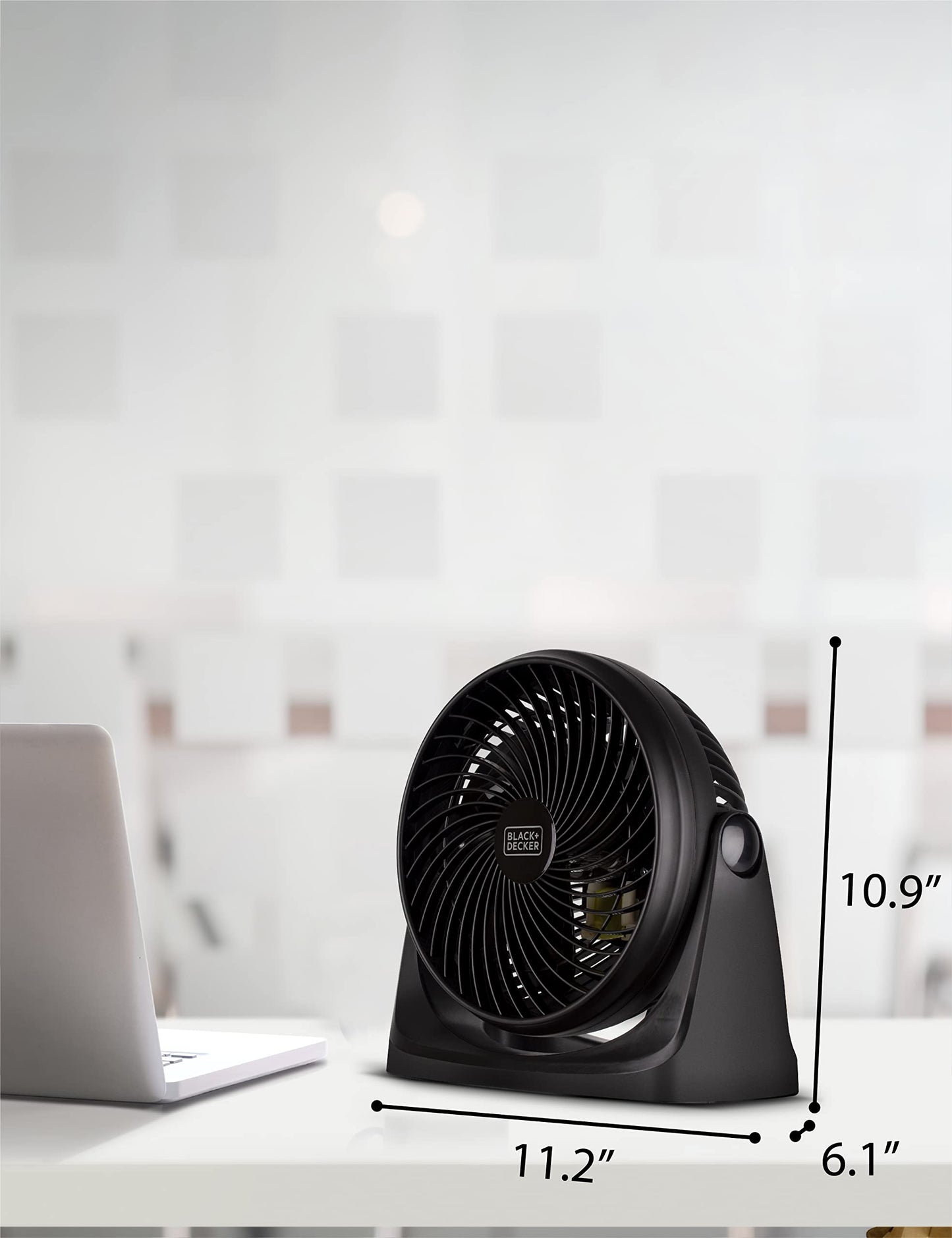 BLACK+DECKER Ventilador turbo de 7 pulgadas