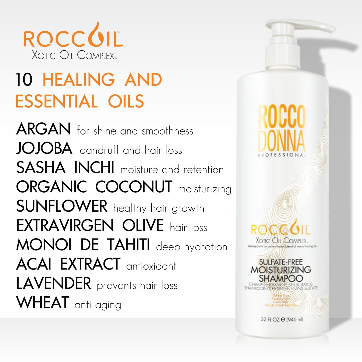 Champú Hidratante Sin Sulfatos 32 oz