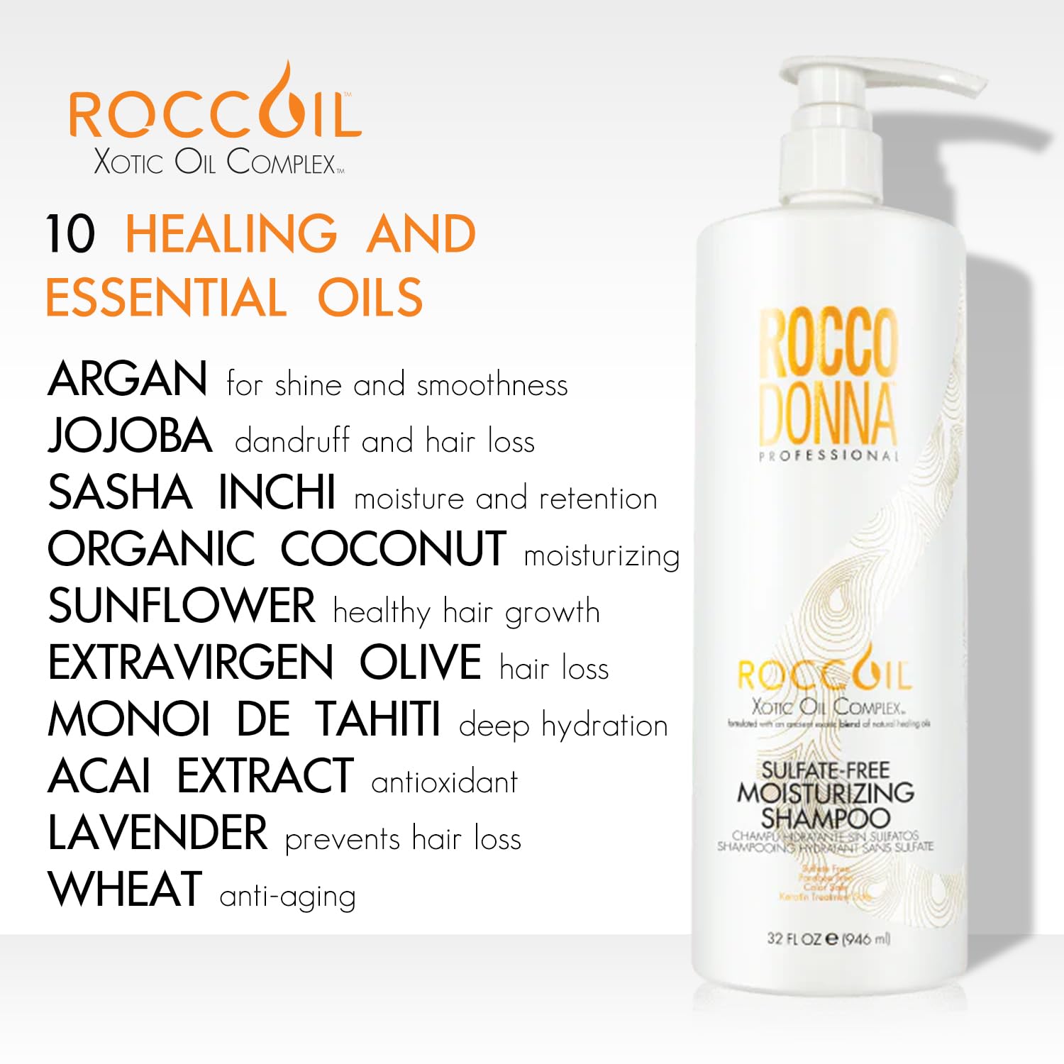 Champú Hidratante Sin Sulfatos 32 oz