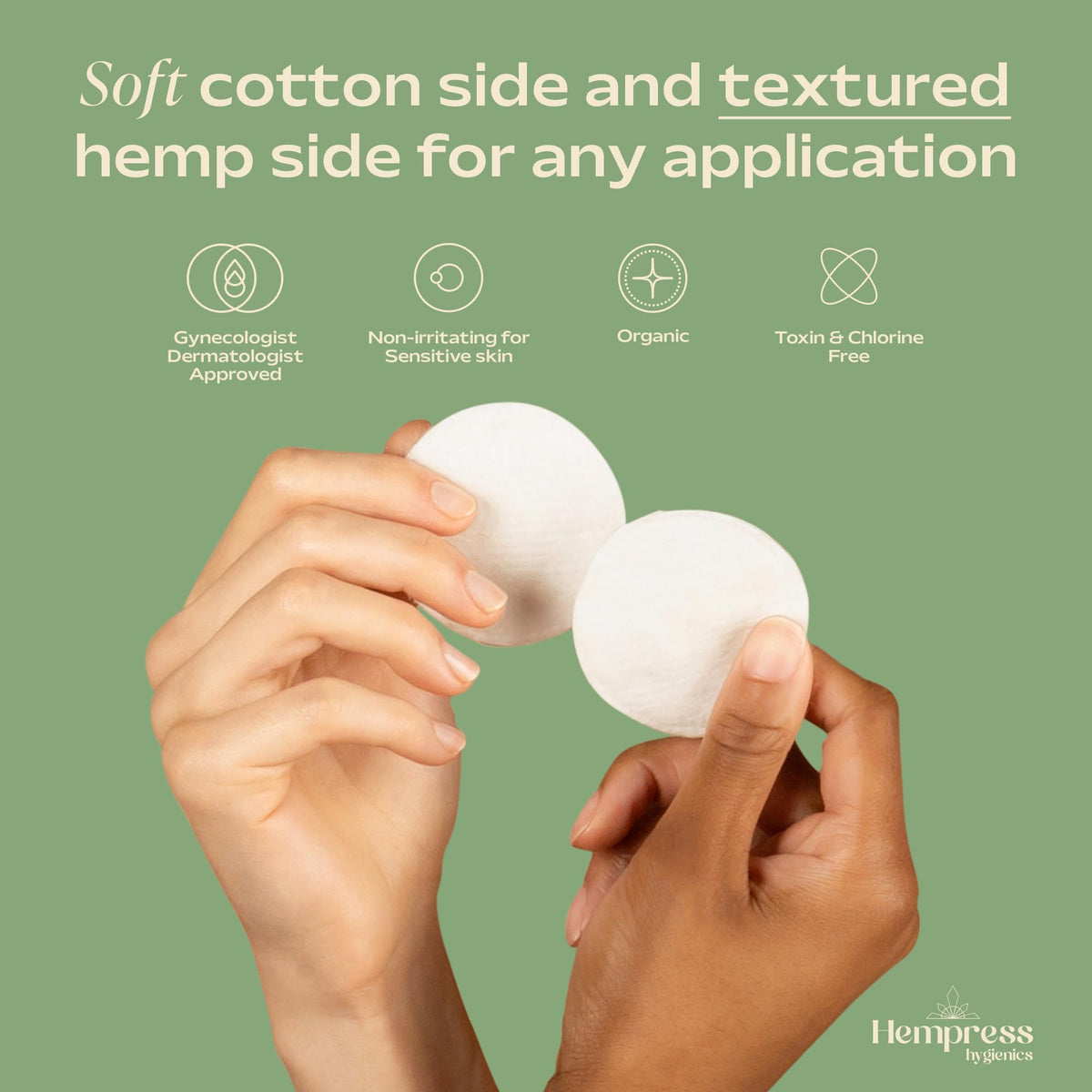 Pads VERSAINSECT Blanco Algodón Orgánico y Vegano para el Rostro