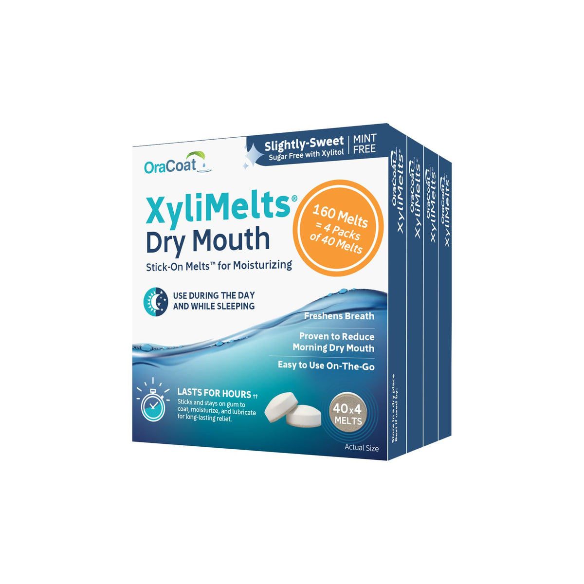 Discos Adherentes Orales Oracoat Xylimelts Dulce Suave