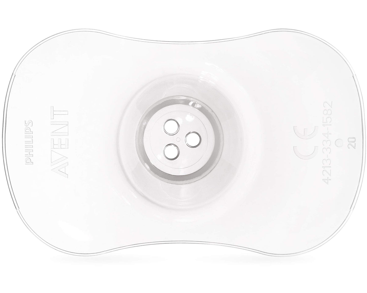 Set de Pezoneras de Silicona Philips Avent Transparente con Funda Higiénica Talla S
