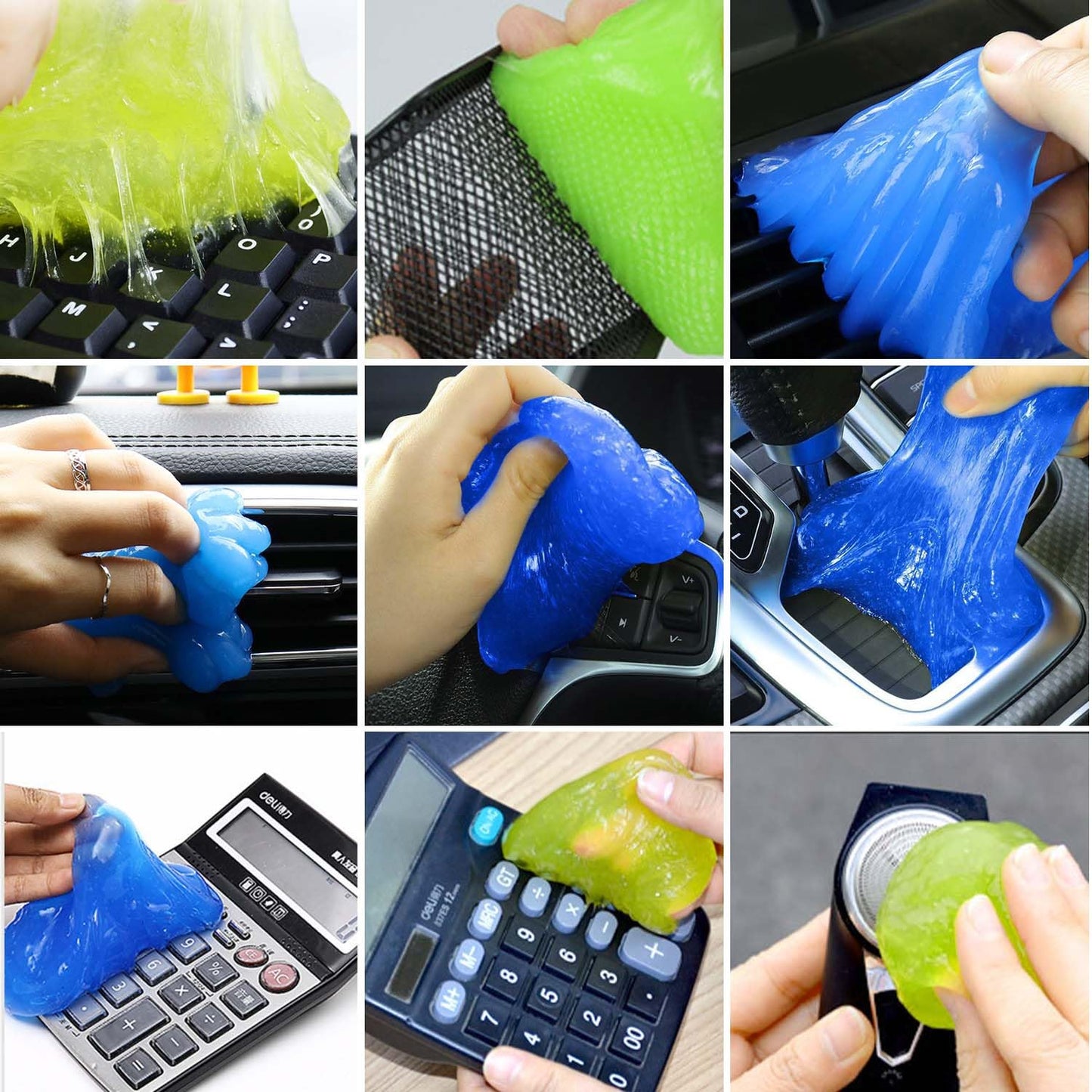 Gel Limpiador Automóviles Universal para Grietas y Polvo