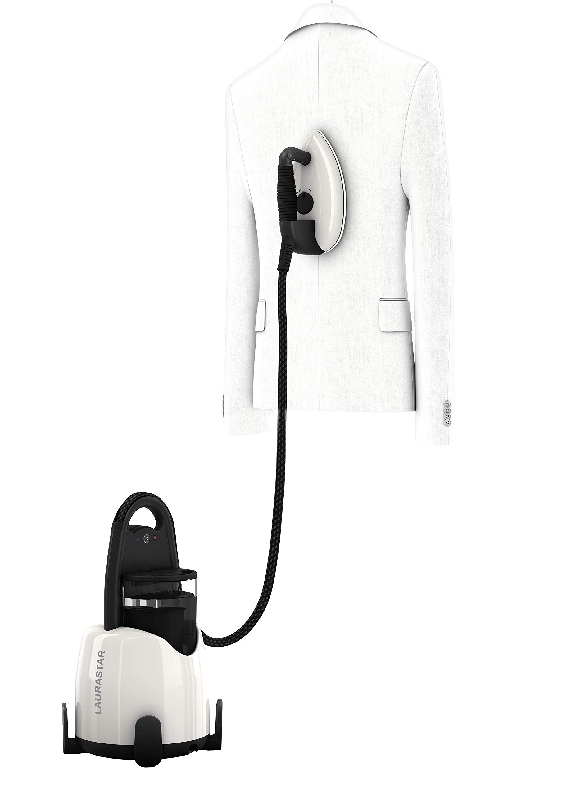 Laurastar Lift White Steam Iron 3 en 1, vaporizador y purificador Textil Presión Continua de Vapor