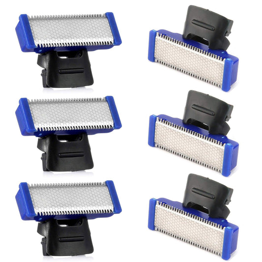 Cabezales de repuesto Microtouch Solo compatibles con afeitadora recargable Microtouch Solo para hombre (6 unidades)