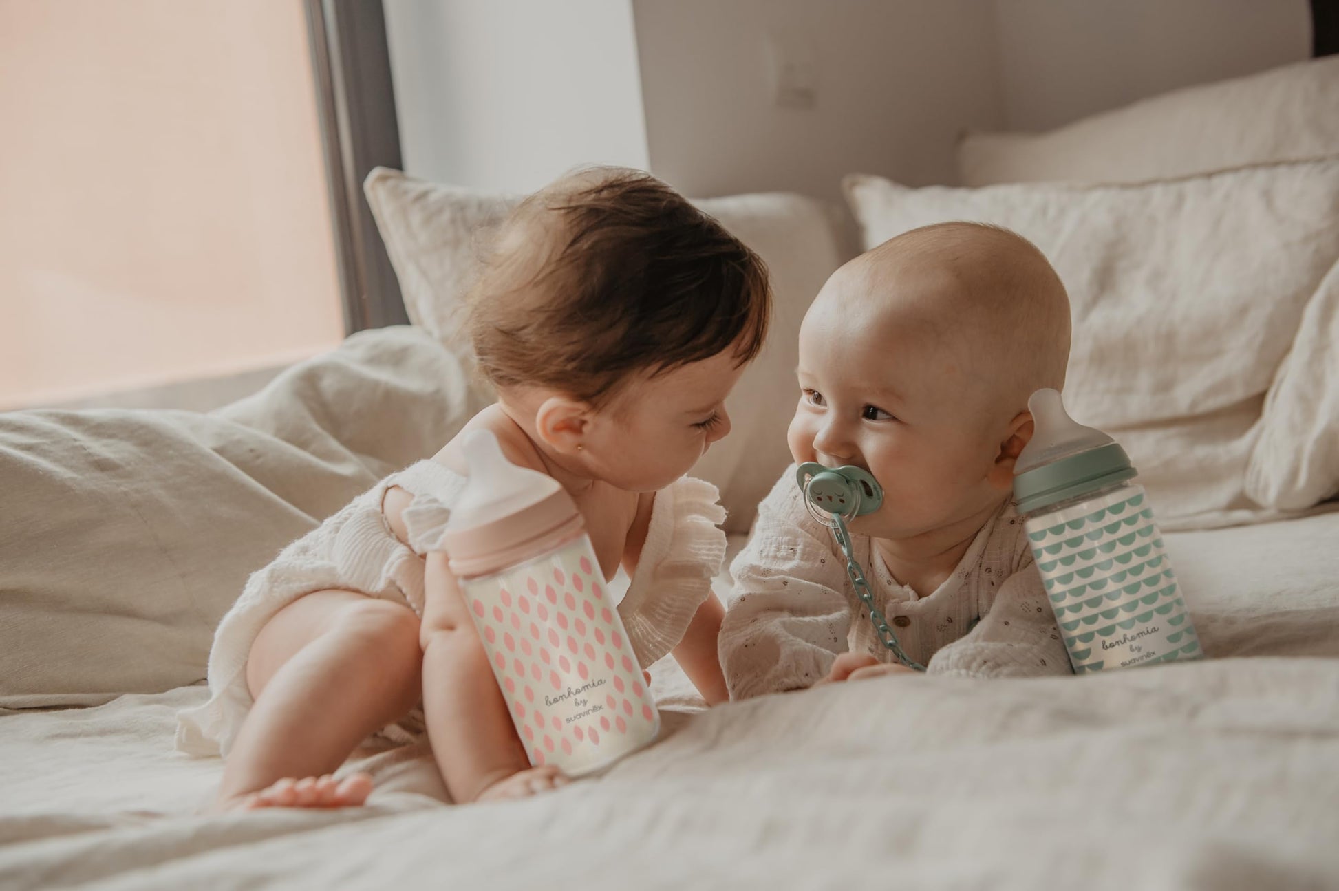 Biberón Anticólicos Suavinex Beige 0 Meses