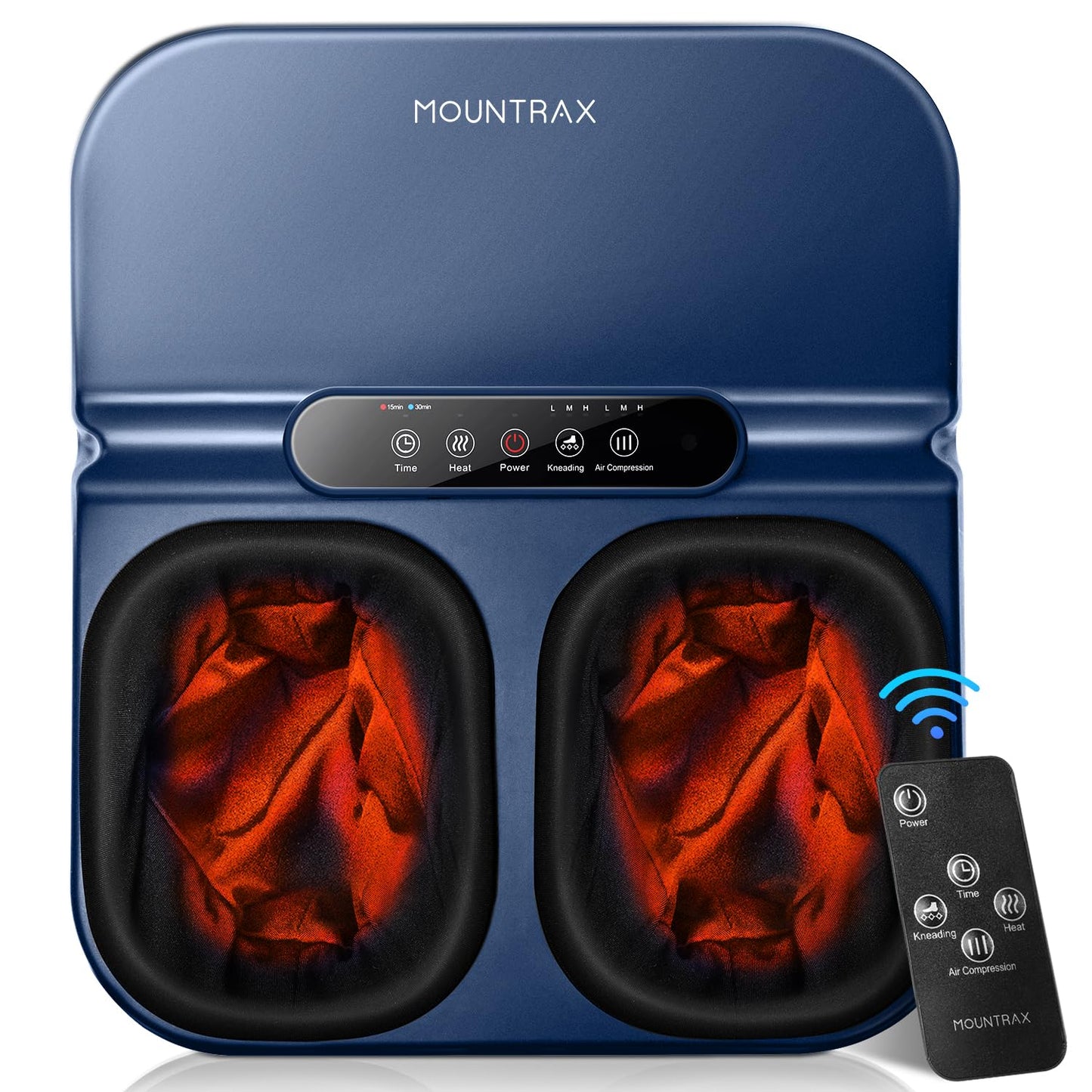 Máquina Masajeador de Pies MOUNTRAX Calor Shiatsu Amasado Profundo para Mujer y Hombre