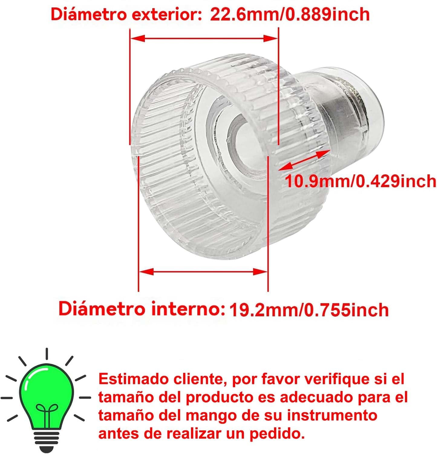 Juego de 9 puntas de depilación para la piel para el cuidado facial de la piel, para la máquina de belleza Elitzia ETLB245 o ET89 ETLB248