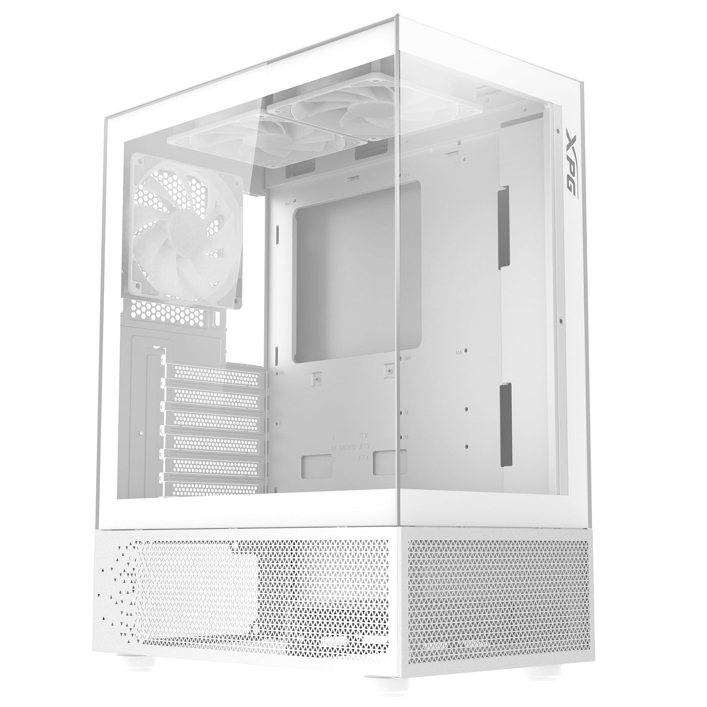 XPG GABINETE ADATA Invader X Mini Blanco ARGB ATX S/Fuente Cristal INVADERXMINIMT-WHCWW