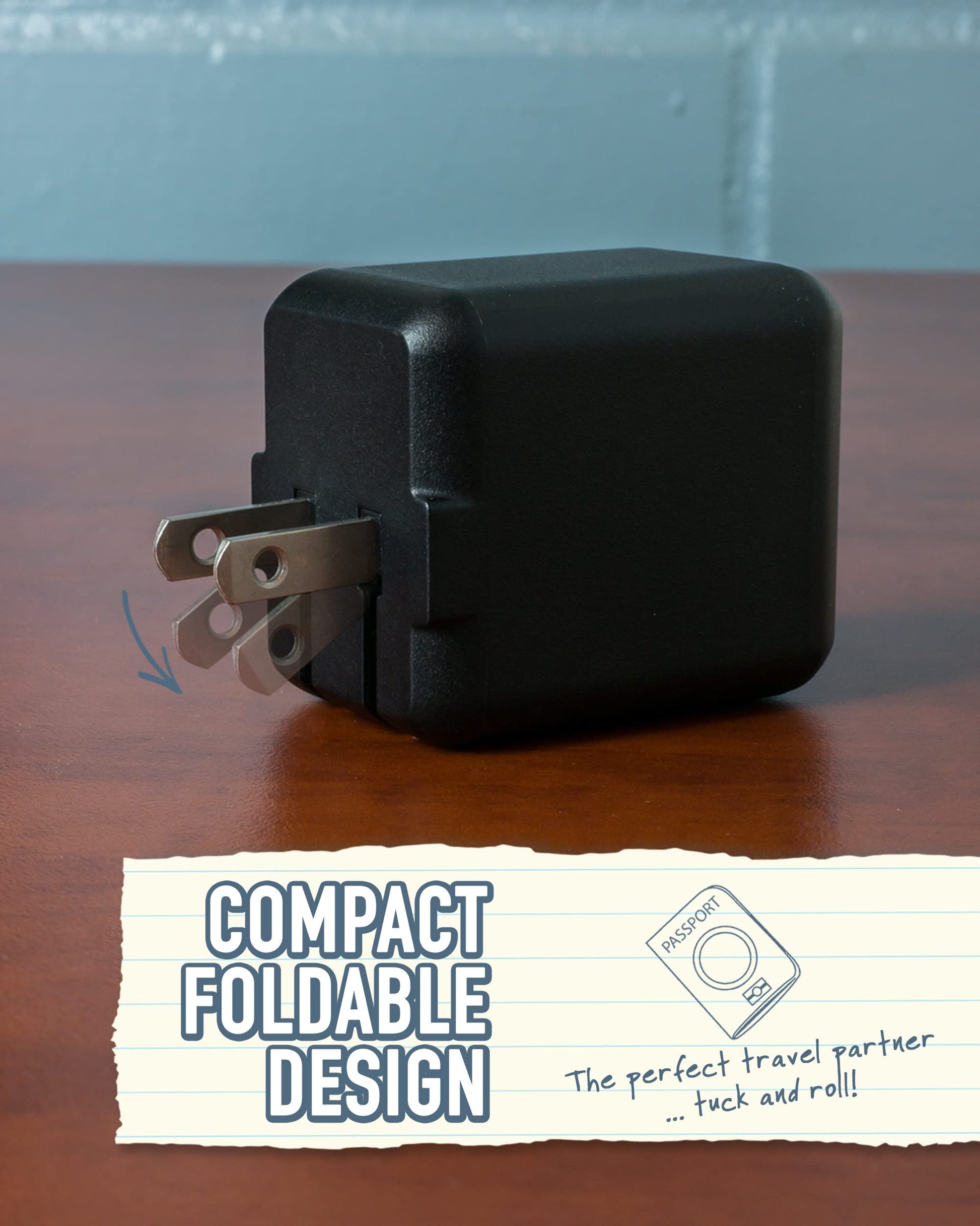 Smartish Cargador de pared USB de 2 puertos – Charge Shack máxima velocidad 4.8 Amp cargador rápido compatible con iPhone Android y todos los dispositivos USB (seda) – Negro