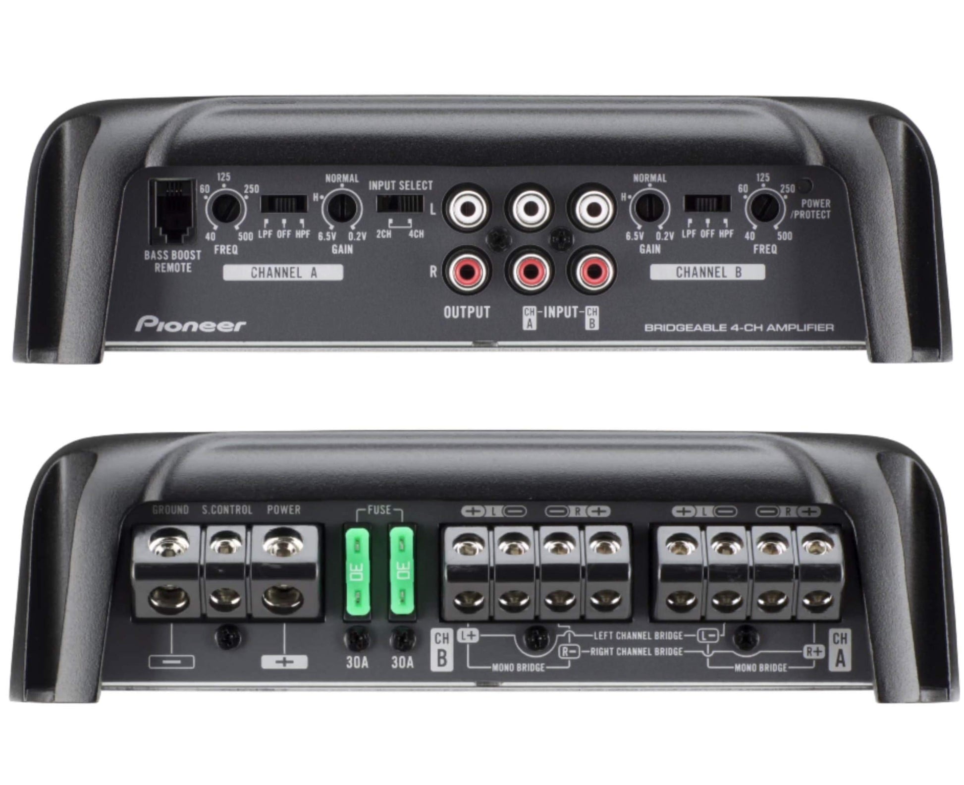 Amplificador de Coche Pioneer 4 Canales 1200W Class-FD