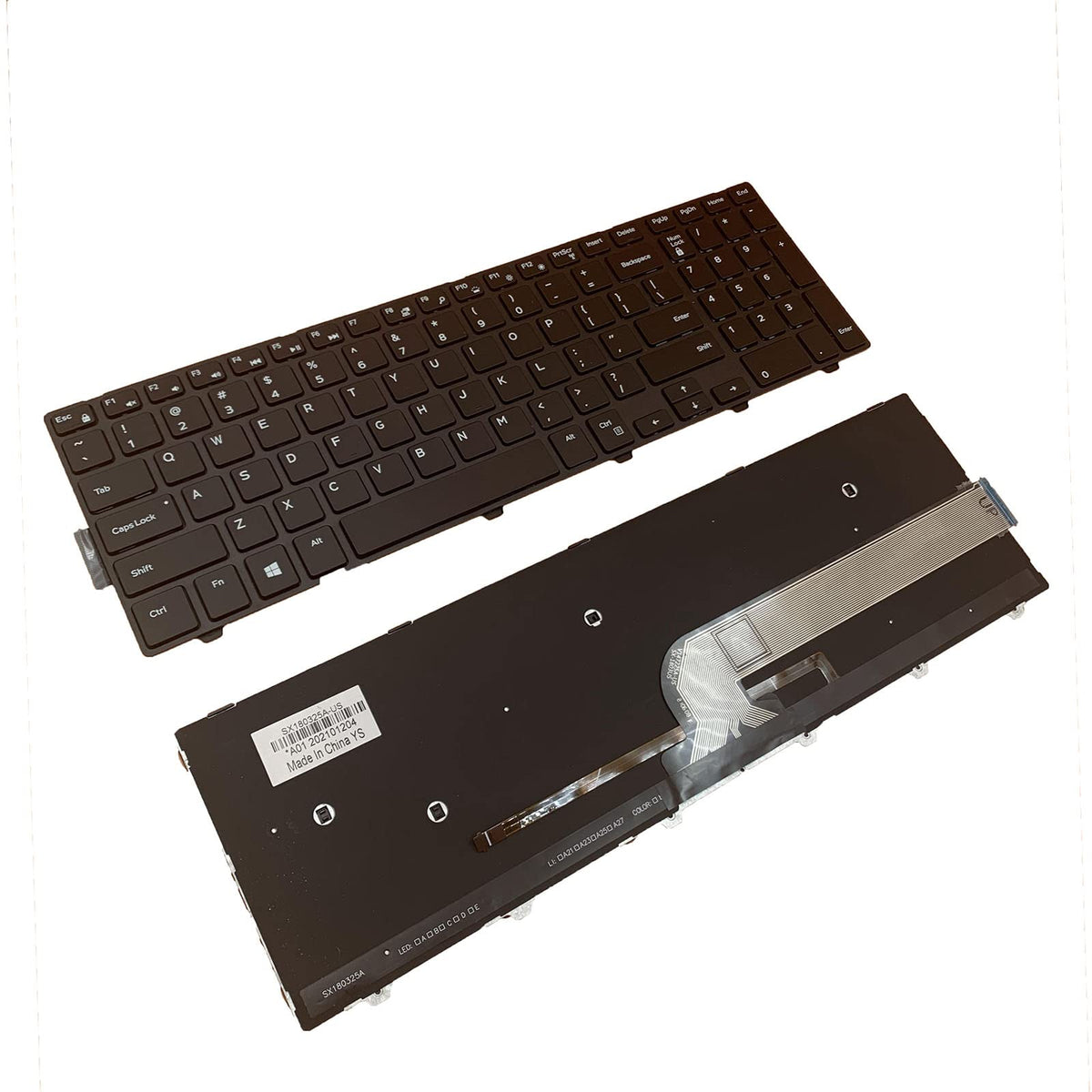 Teclado para Laptop Dell Inspiron con Retroiluminación Serie 15 5000 y 3000