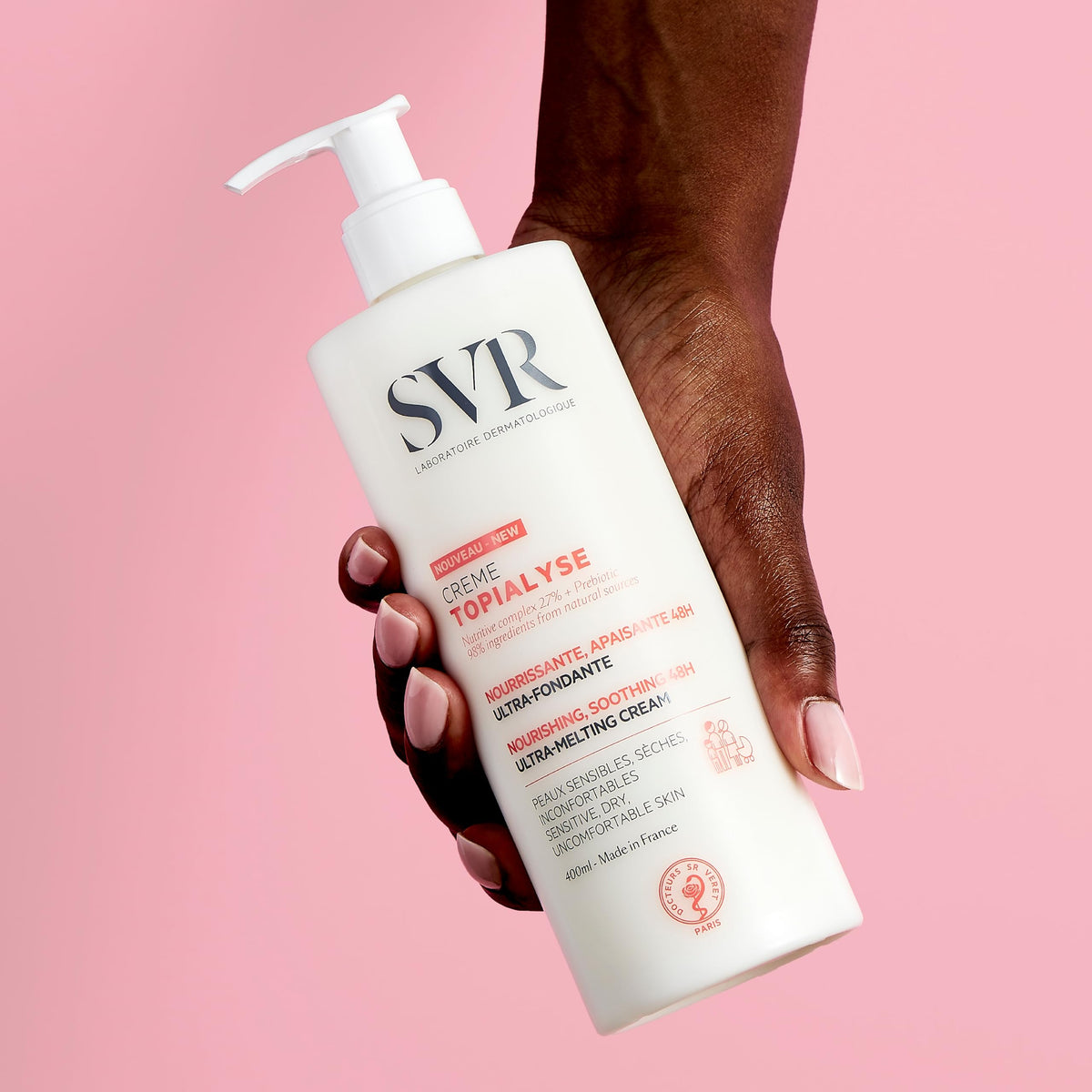 SVR Topialyse Crema Corporal Hidratante Para Piel Seca, 400 ml