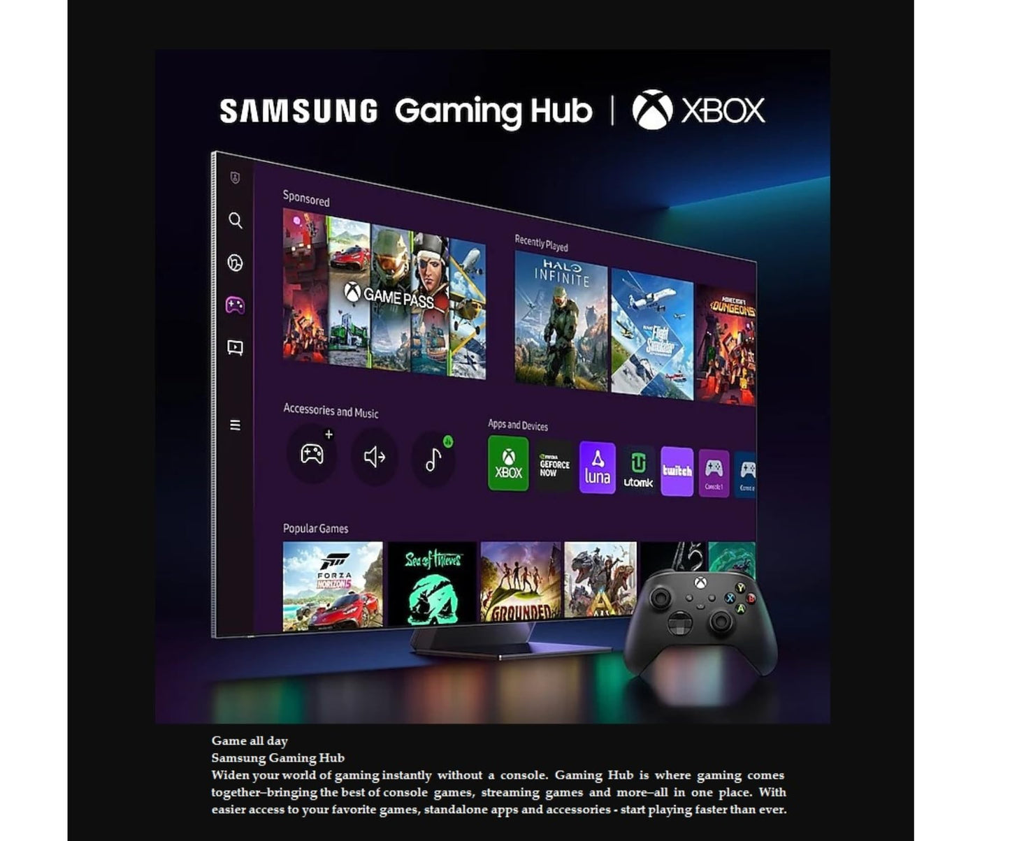 Samsung Smart TV de 43 pulgadas Serie U8000 Crystal UHD 4K Smart Tizen TV con Bluetooth, Motion Xcelerator (reacondicionado)