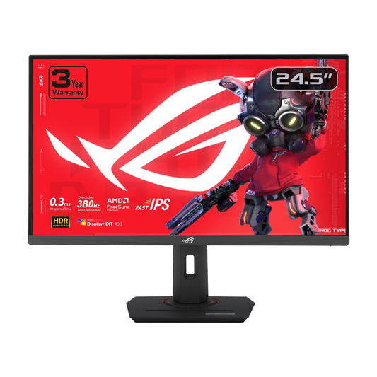 ASUS ROG Strix - Monitor para juegos de deportes electrónicos de 25 pulgadas (24.5 pulgadas visible) (XG259QNS) - Full HD, 380Hz, 0.3ms, IPS rápido, sincronización de desenfoque de movimiento bajo
