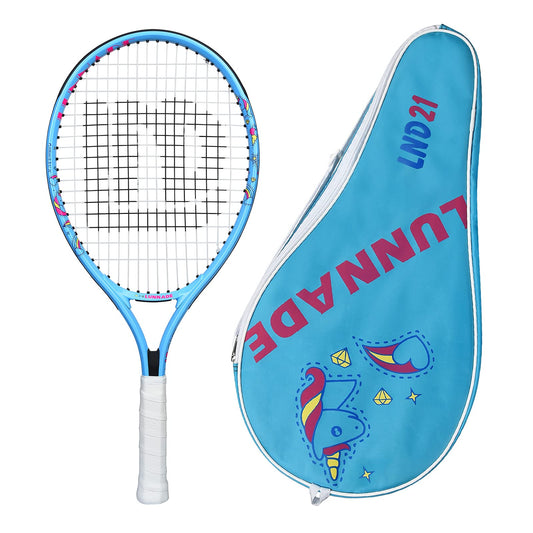 Raqueta de Tenis LUNNADE Infantil Multicolor con Cubierta para Niños y Niñas Principiantes