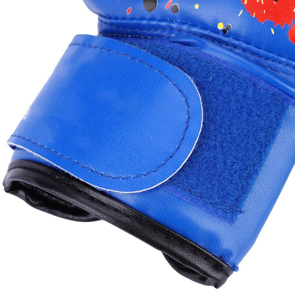 Guantes de Boxeo para niños de Poliuretano para Sparring y Entrenamiento, para niños de 2 a 11 años, Color Azul Equipo Deportivo Infantil