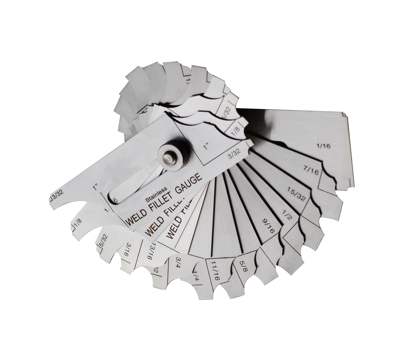 Juego de Soldadura RIVERWELD 12 Piezas Incrementos RL Inspección Tamaño de Filete