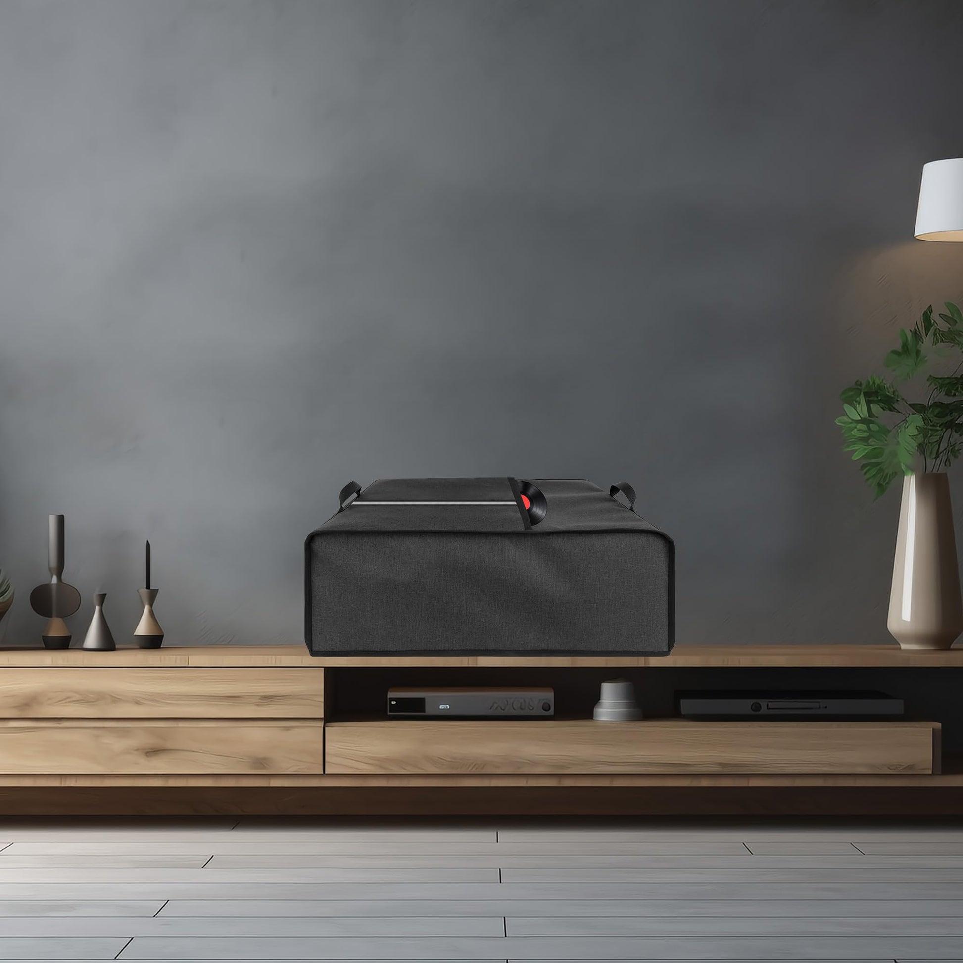 Funda Protectora Kingshion Gris Oscuro Compatible con Audio-Technica AT-LP60X y AT-LP60XBT