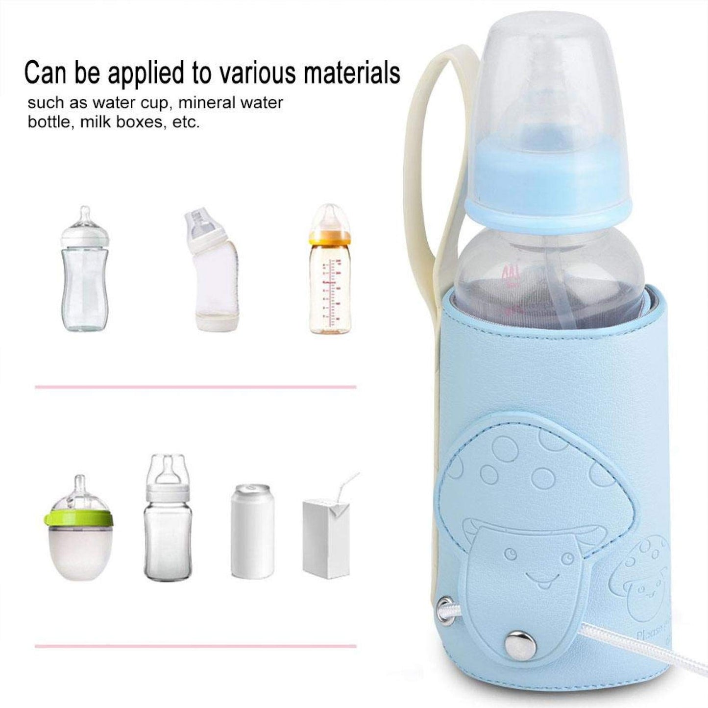 Calentador de Biberones Asixxsix Azul Inteligente Portátil USB