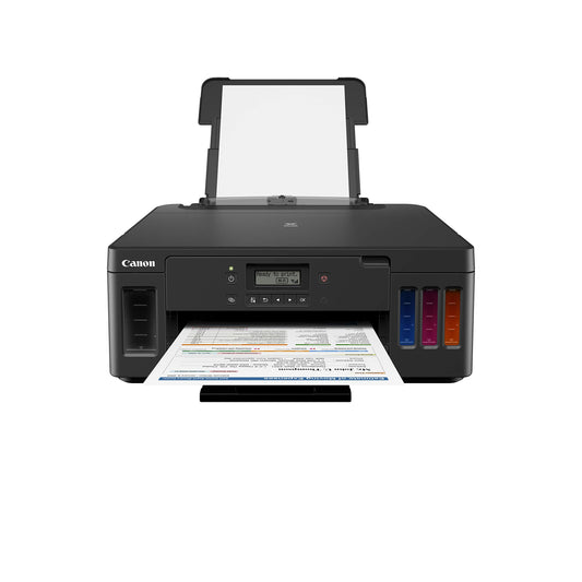 Canon Impresora Wi-Fi G5010 de Tanque de tintas, Alto Rendimiento y Bandeja de Entrada para 350 Hojas