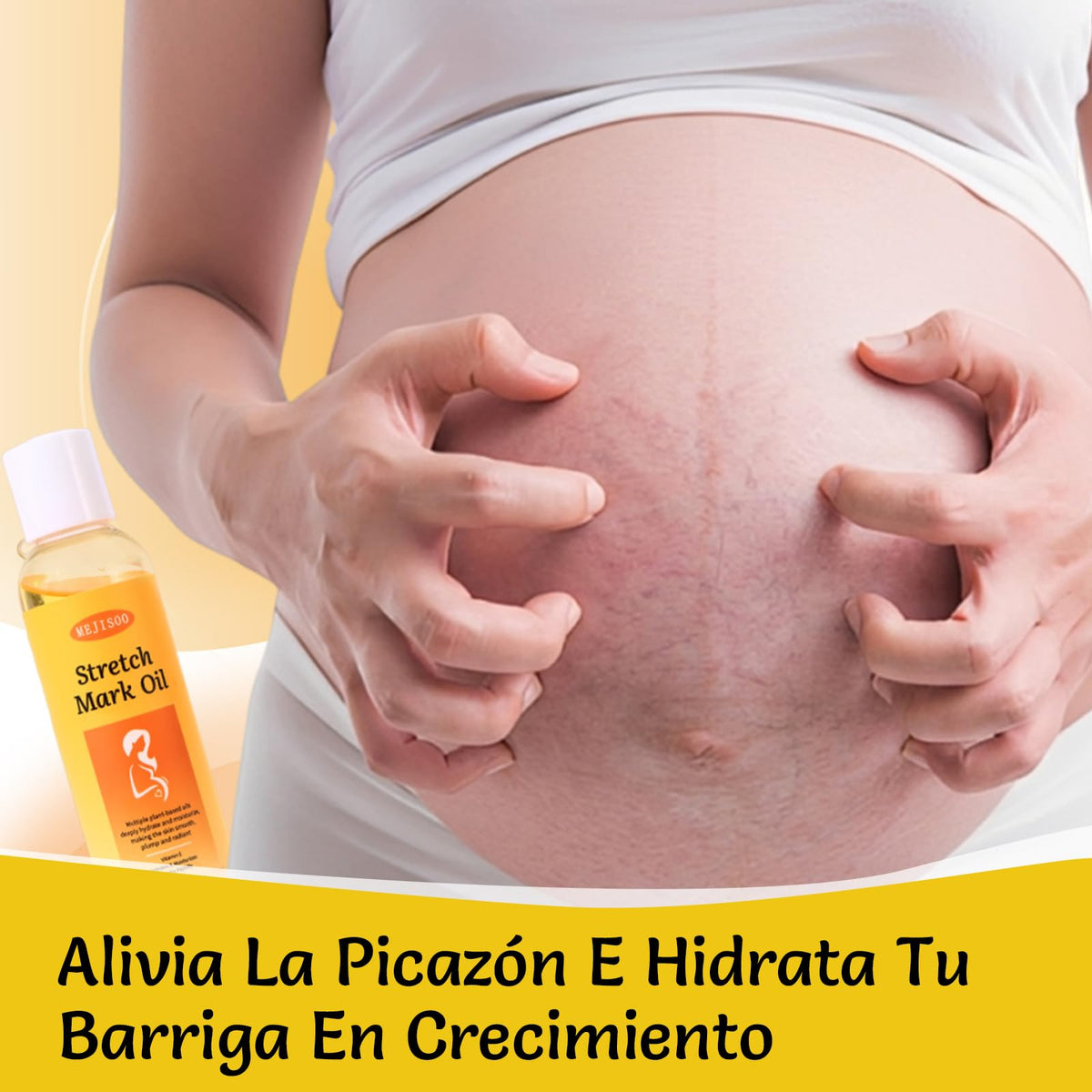Aceite Corporal de Oliva Orgánico Para el Cuidado de Las Estrías,Hidrata y Nutre,Ligero y No Graso-120ml/4.06fi.oz