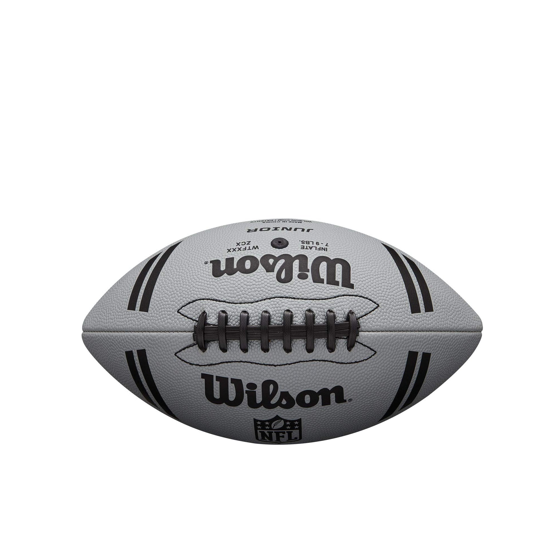 Balón de Fútbol Americano Wilson NFL Plata Talla Junior