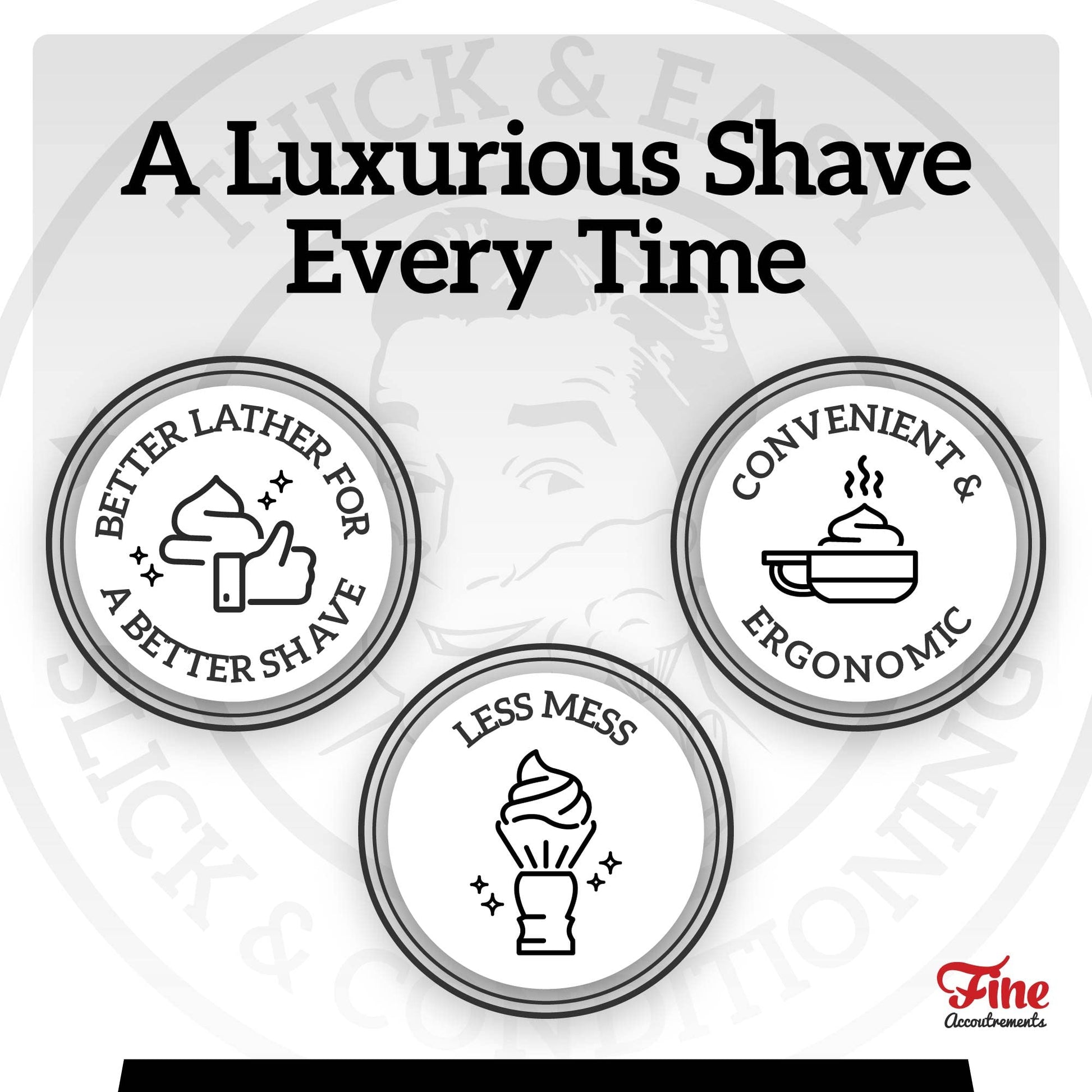 Fine Lather Bowl with StaticHole Technology (Red)