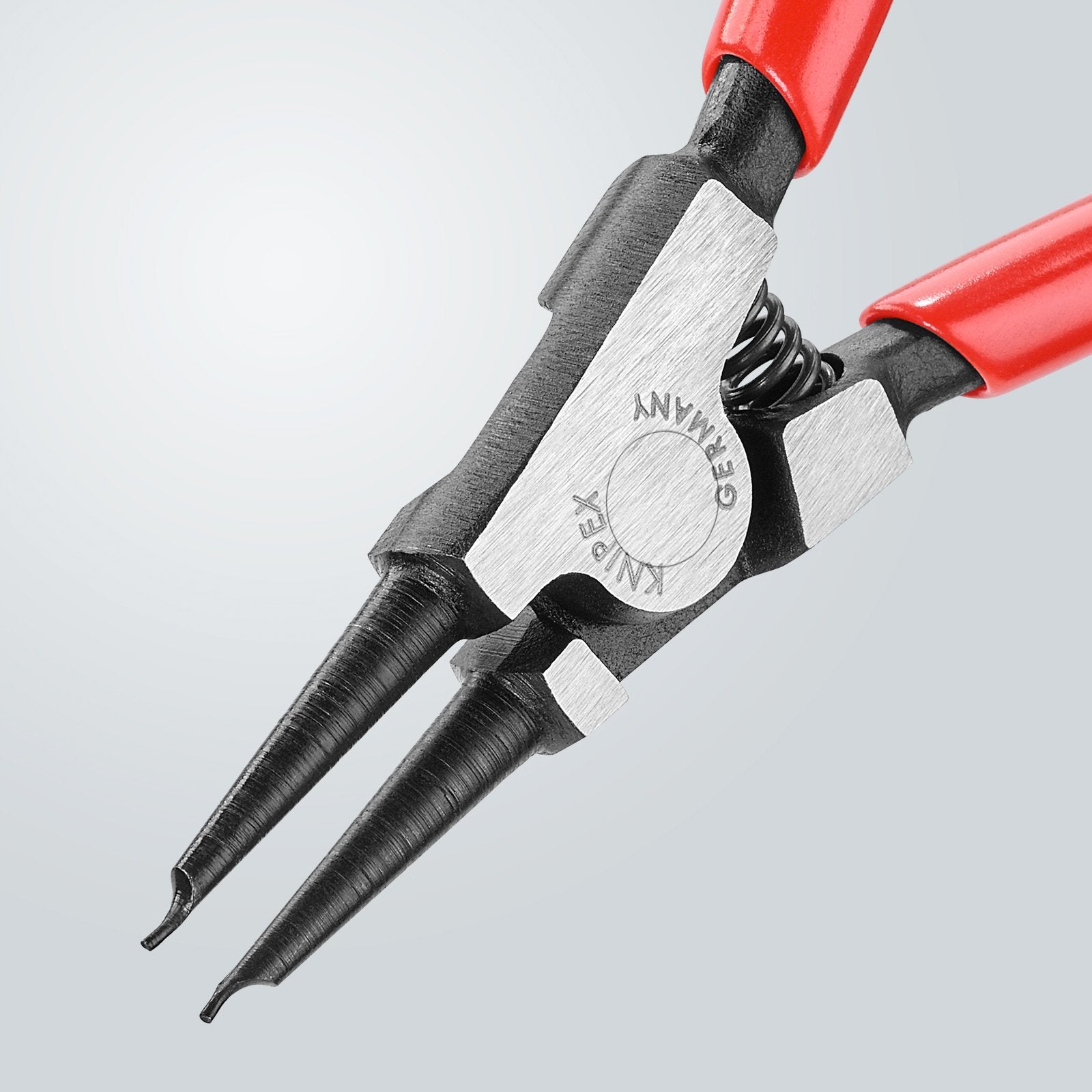 Knipex 46 11 A0 Pinza Para Anillos De Retención Para Anillos De Retención Exteriores De Ejes Acabado Pavonado 140 Mm