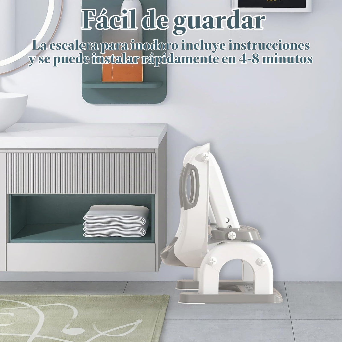 CUXFLS Asiento de entrenamiento para ir al baño con escalera para niños pequeños, inodoro de entrenamiento ajustable 2 en 1 para niños y niñas con protector contra salpicaduras, cojín impermeable