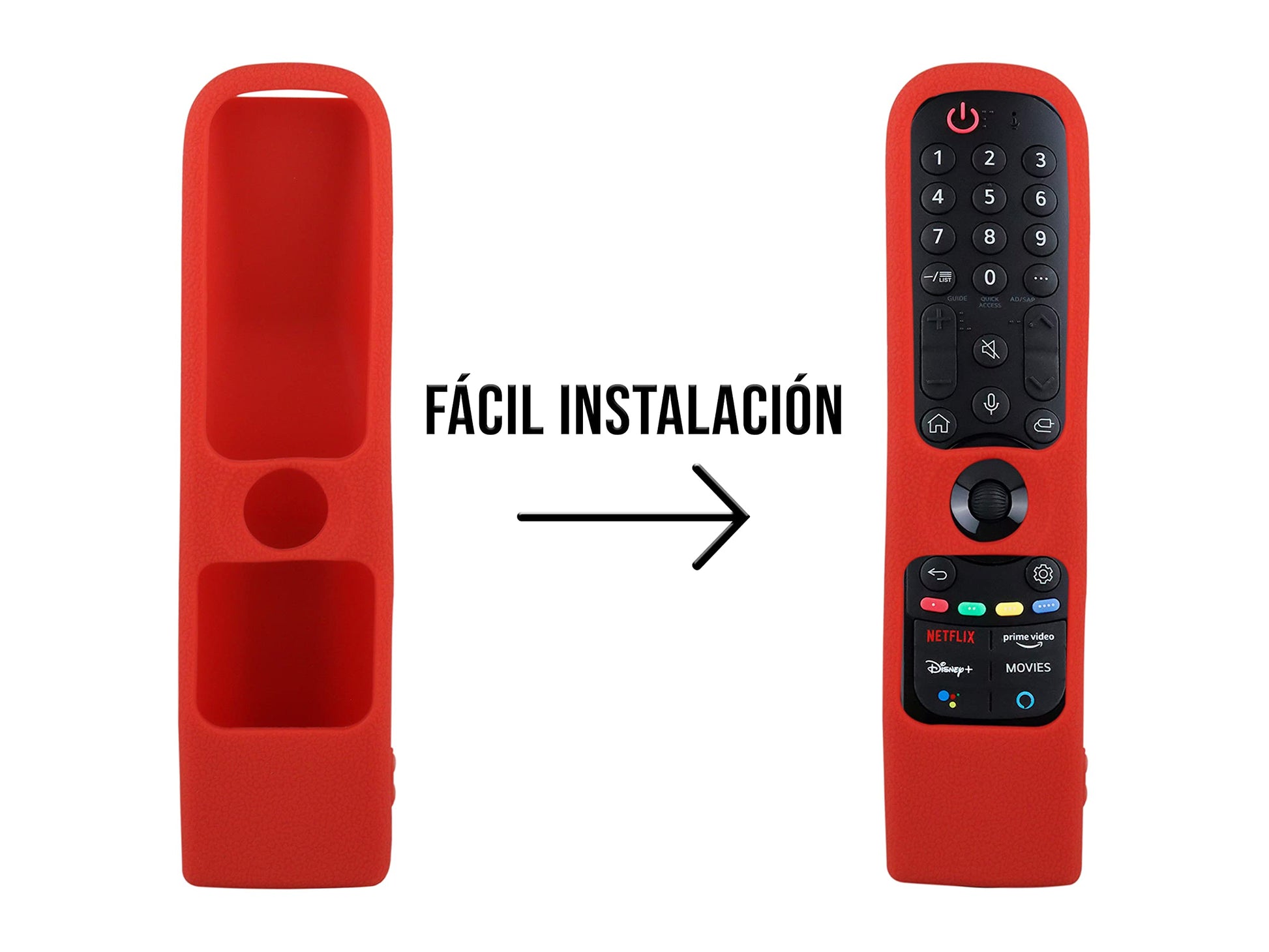 Funda para Control LG Magic MR21GA 2021 Silicon Smart 2022 MR22GR Magic MR22GA