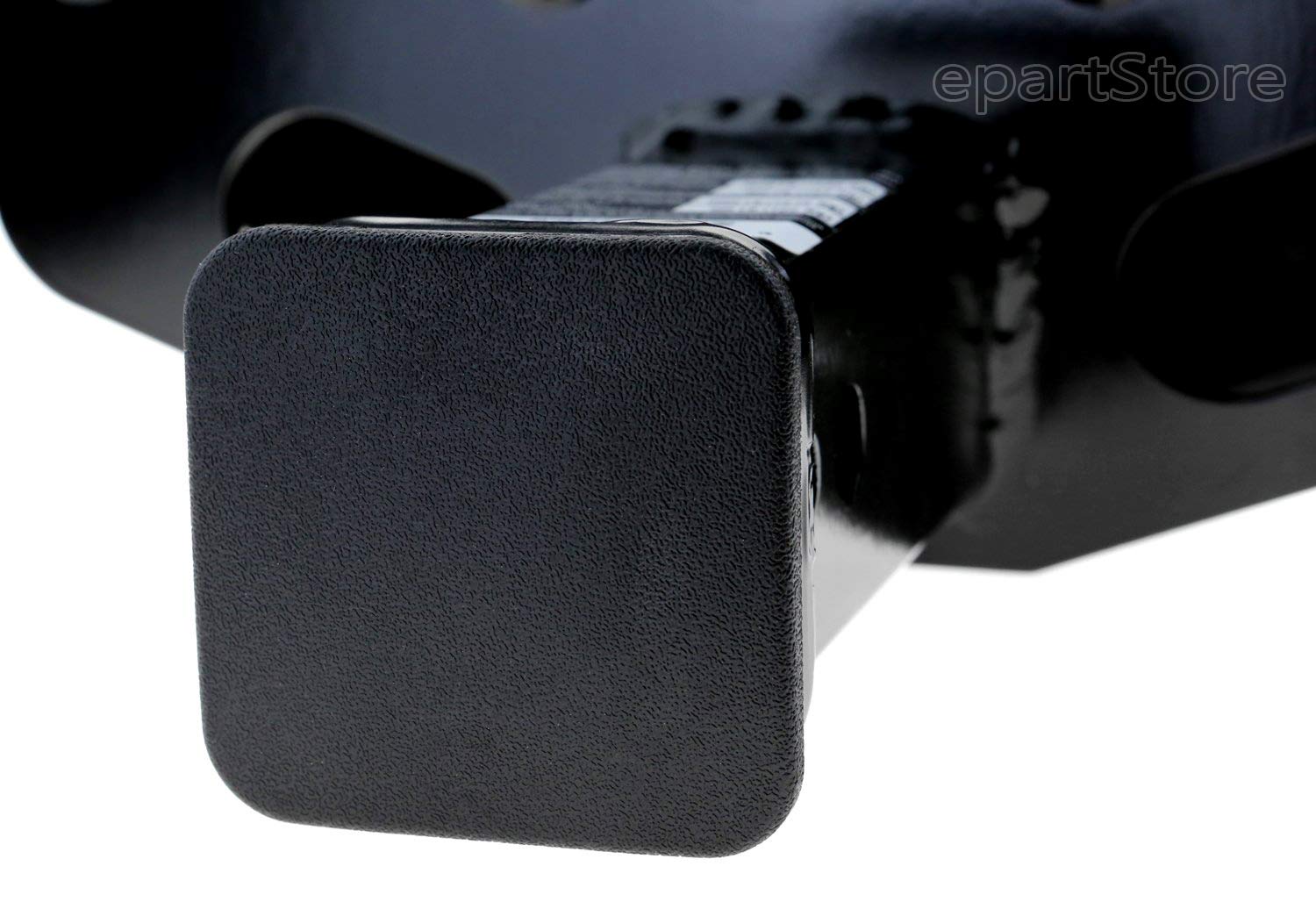 2" Trailer Hitch Cover tube Plug Insert Fits 2" Receivers (Plain Black)