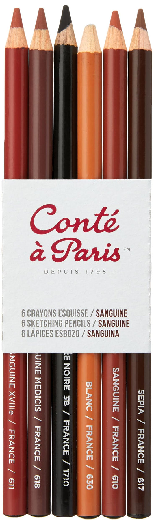 Conté à Paris - Lápiz de boceto, color blanco