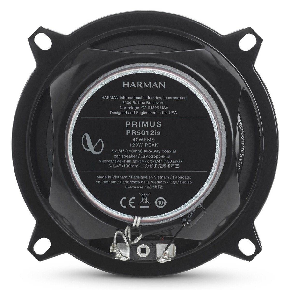 Bocina Multielemento Infinity 5-1/4" Dos Vías Paquete Doble
