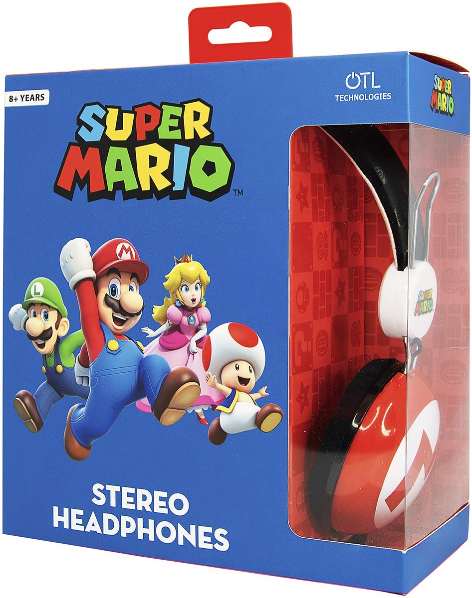 Audífonos alámbricos Super Mario OTL