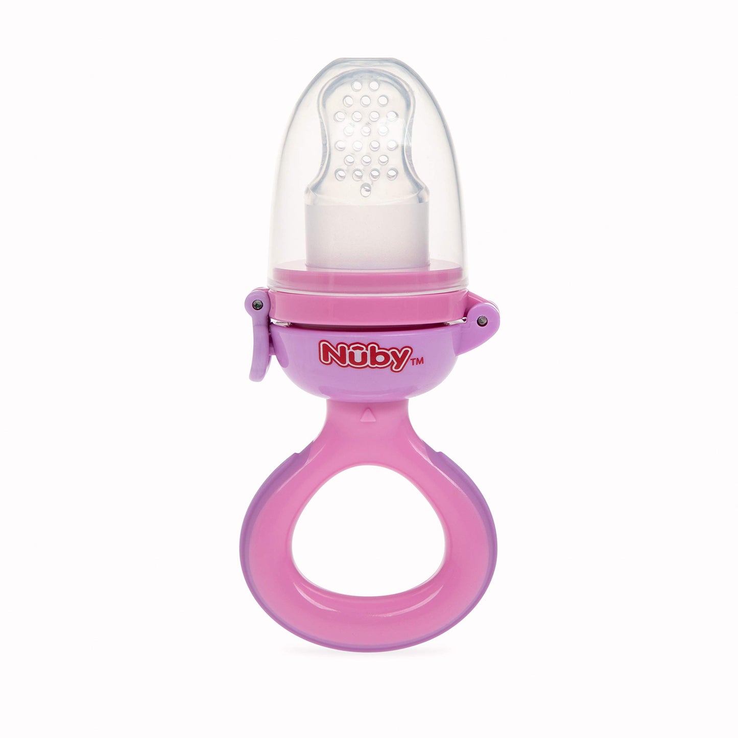 Alimentador Infantil Nuby Multicolor con Cubierta Higiénica para Primeros Alimentos