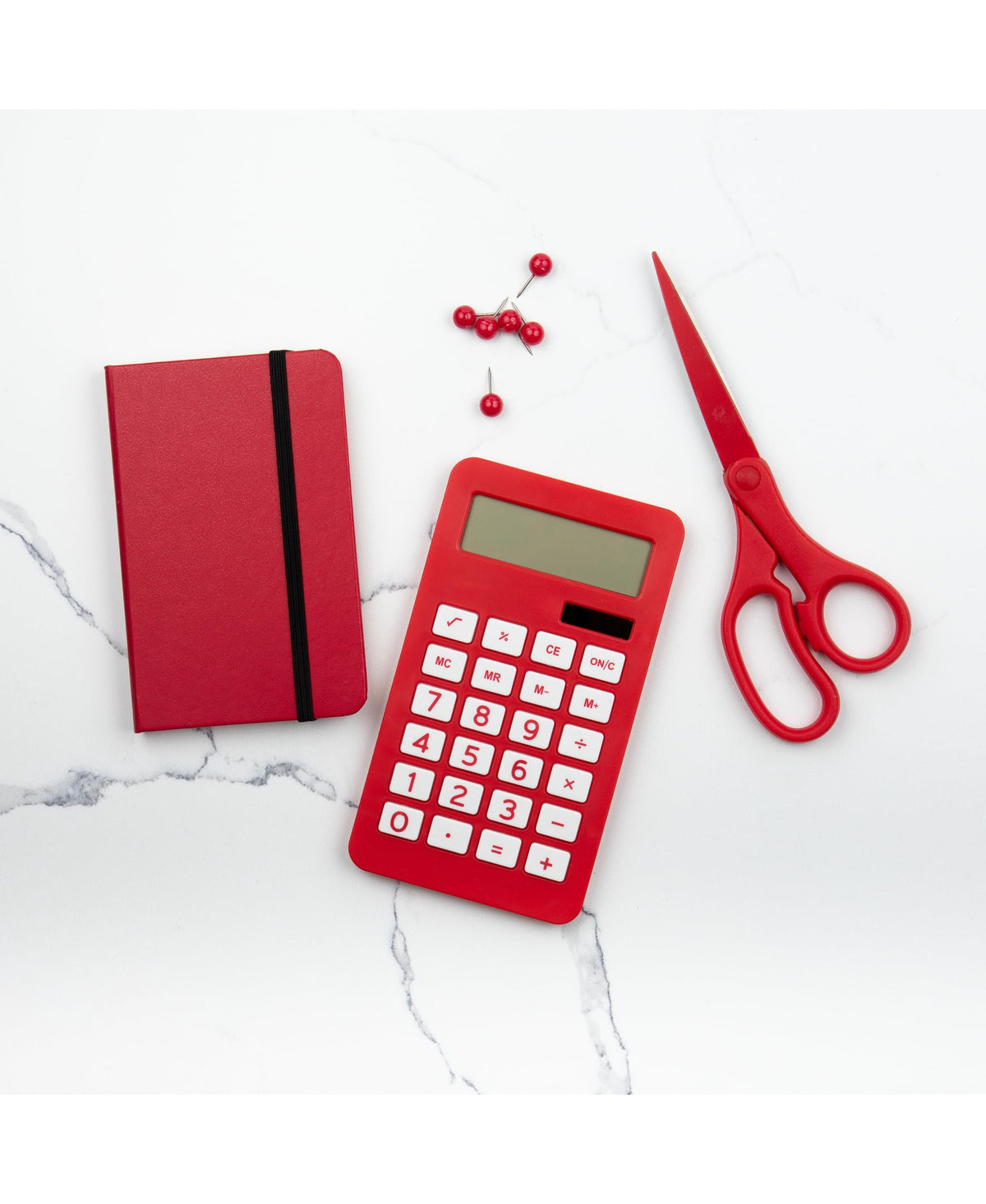 Calculadora JAM PAPER Rojo con Pantalla LCD de 10 Dígitos