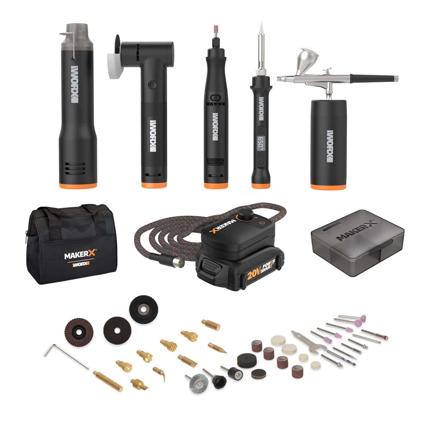 Kit de Herramientas de Manualidades WORX MAKERX Lujo