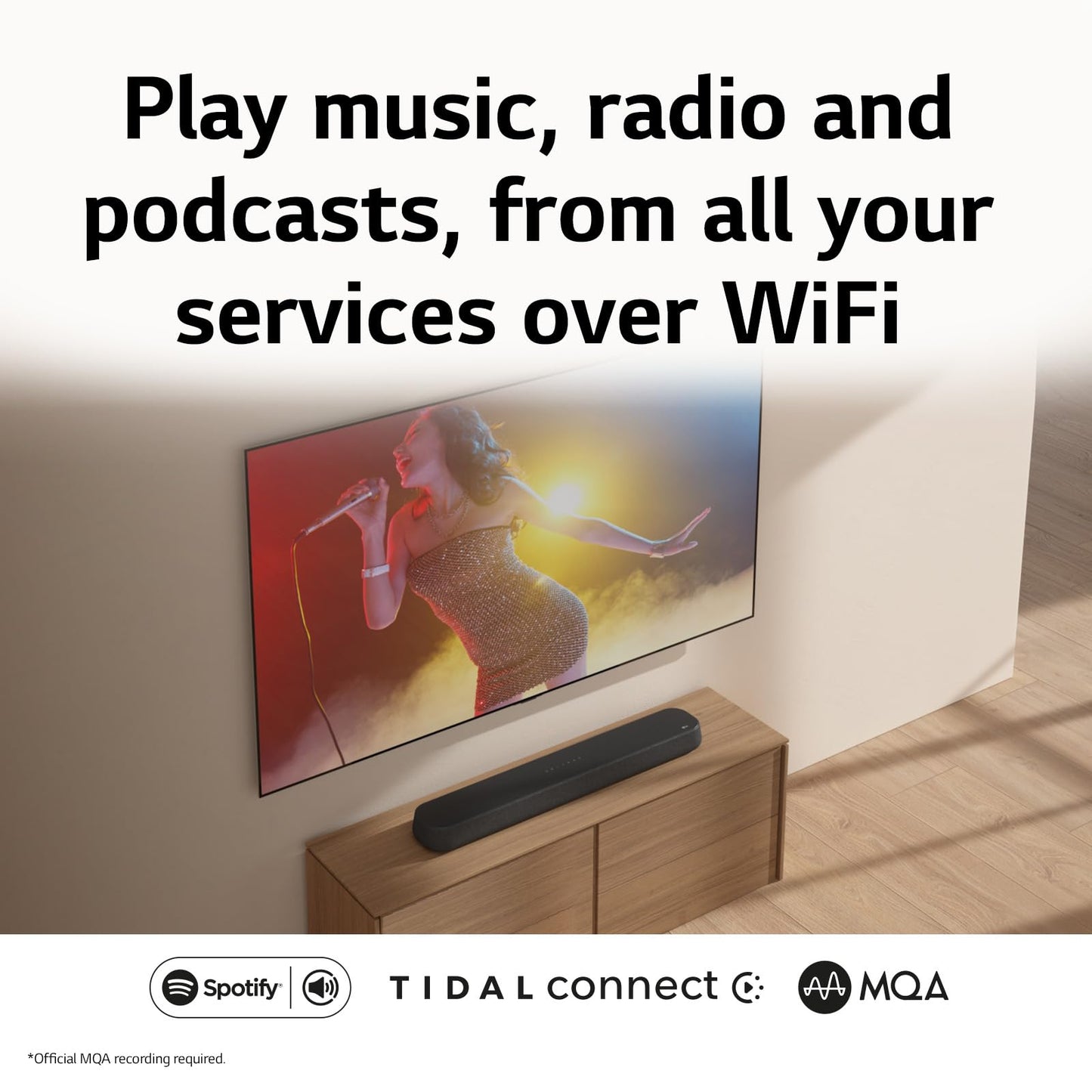 LG Eclair SE6S 3.0 ch All-in-One Design Barra de Sonido con Dolby Atmos