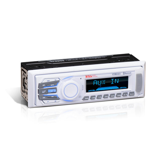 Boss Audio MR1308UAB In-Dash Single-DIN Detachable USB/SD/MP3 Player Receiver Bluetooth Streaming Bluetooth Hands-Free with Remote